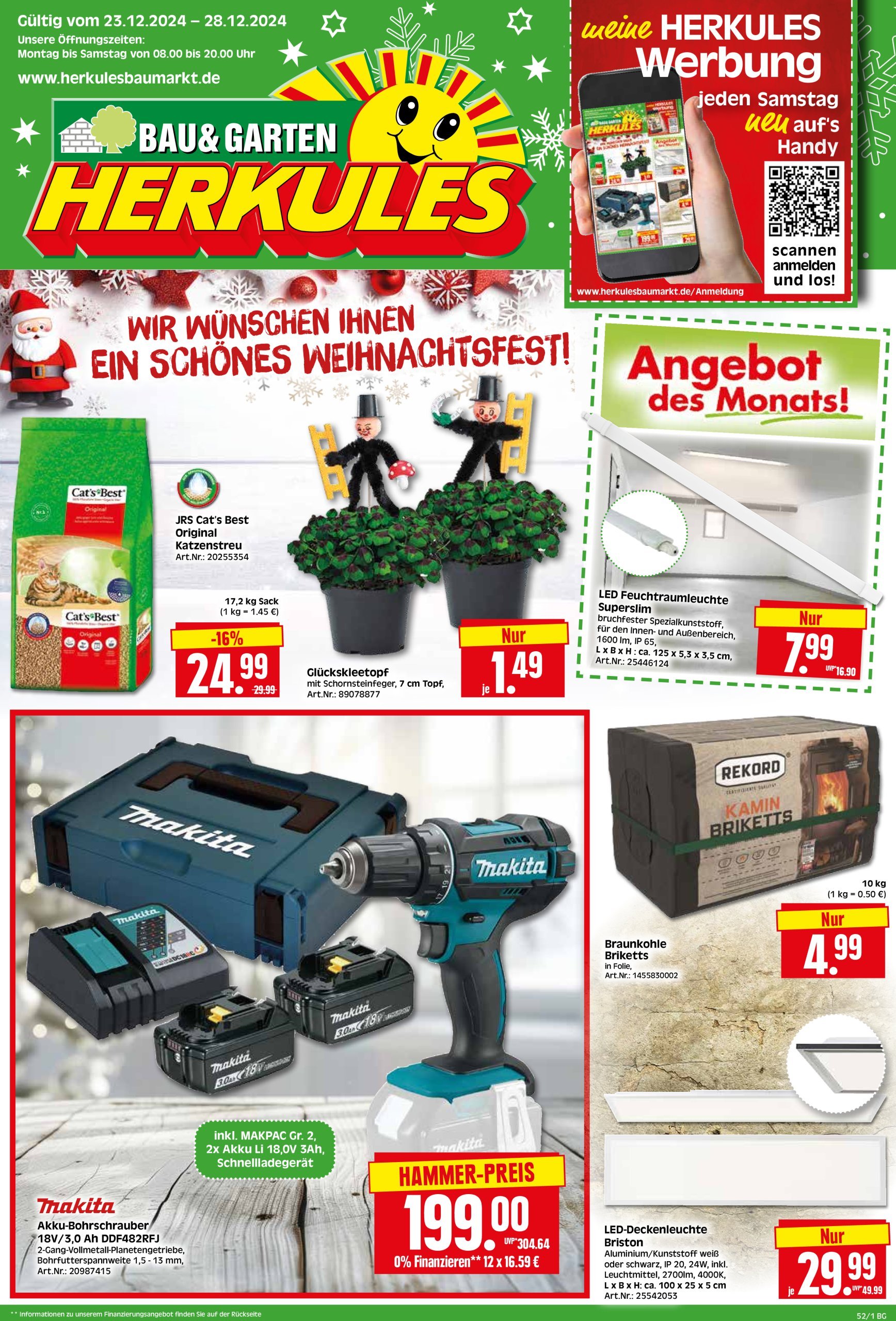 herkules - Herkules - Bau & Garten-Prospekt gültig von 23.12. bis 28.12.