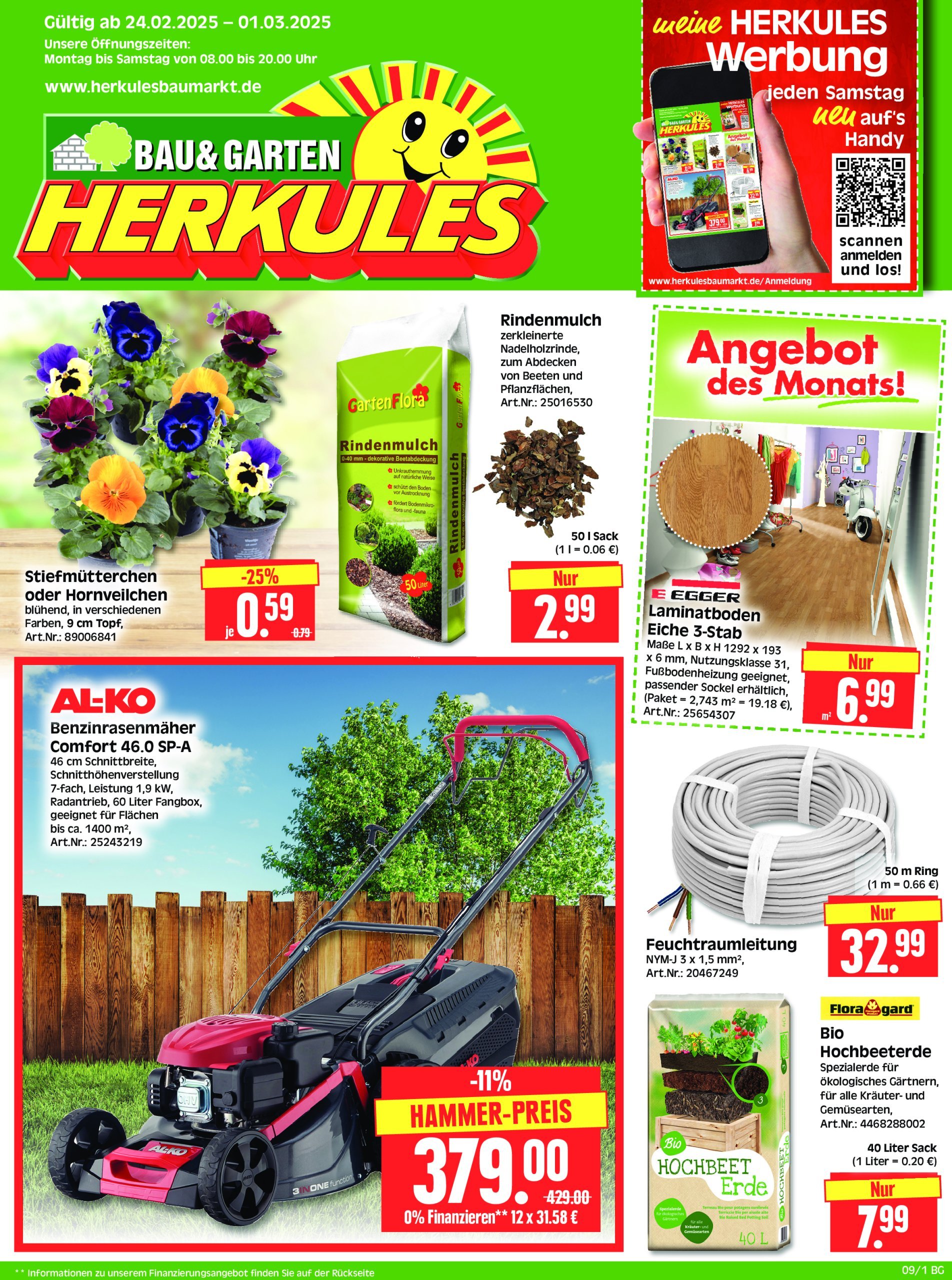 herkules - Herkules - Bau & Garten-Prospekt gültig von 24.02. bis 01.03.