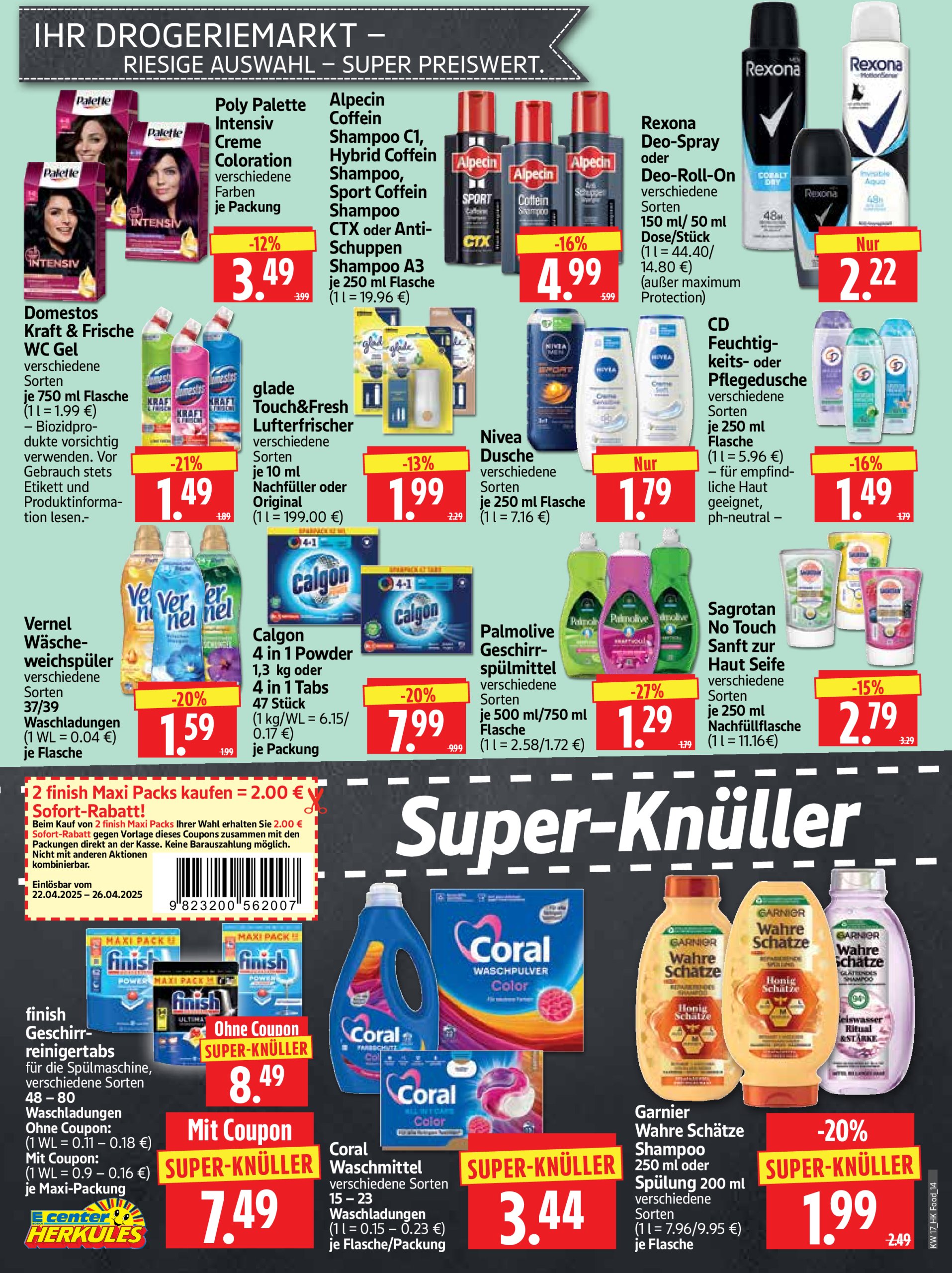 herkules - Herkules-Prospekt gültig von 22.04. bis 26.04. - page: 14