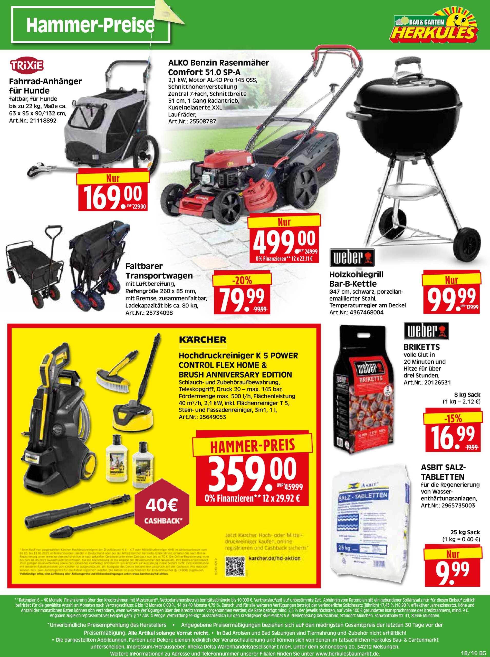 herkules - Herkules - Bau & Garten-Prospekt gültig von 28.04. bis 03.05. - page: 16