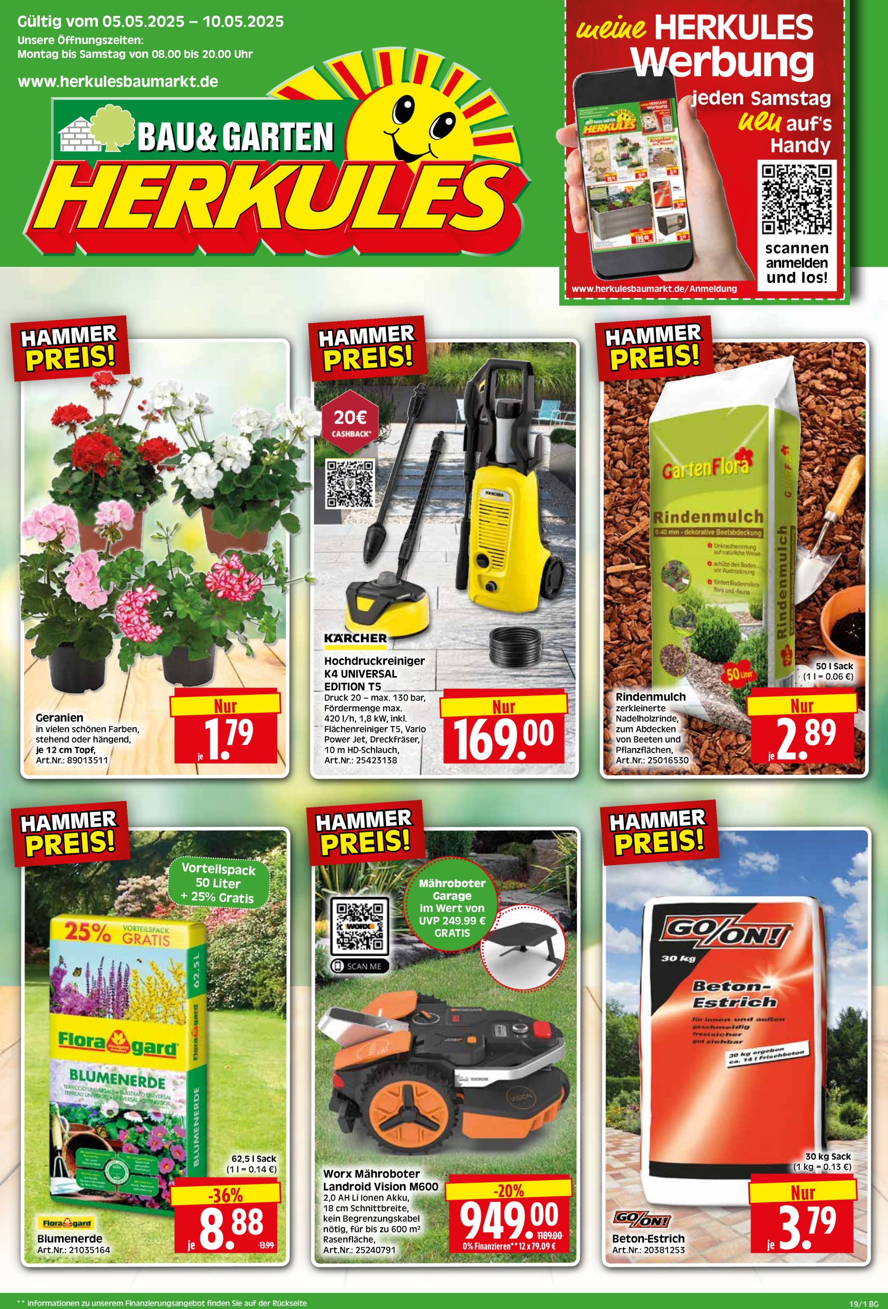 herkules - Herkules - Bau & Garten-Prospekt gültig von 05.05. bis 10.05.
