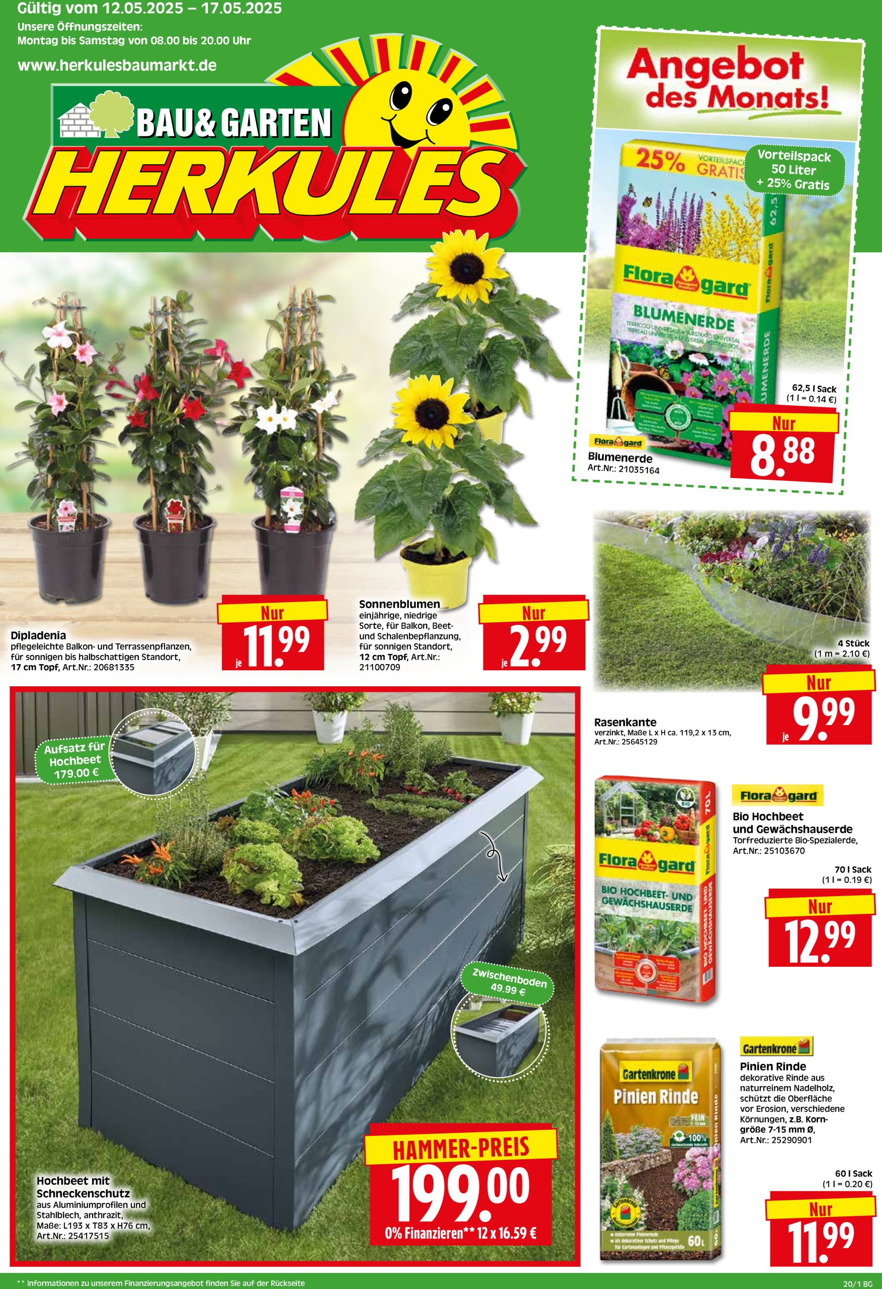 herkules - Herkules - Bau & Garten-Prospekt gültig von 12.05. bis 17.05.