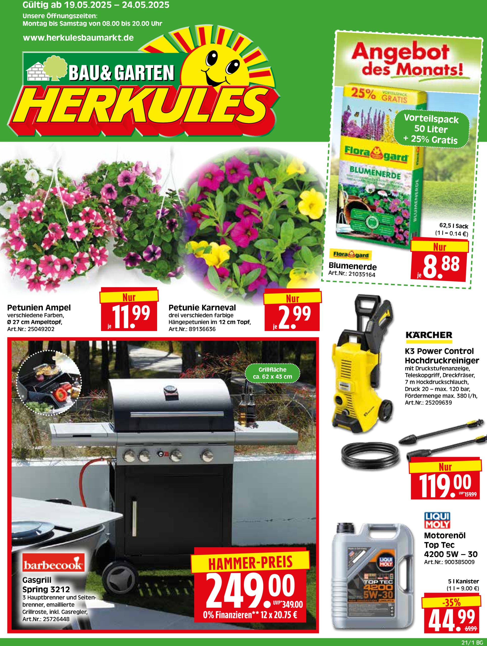 herkules - Herkules - Bau & Garten-Prospekt gültig von 19.05. bis 24.05.