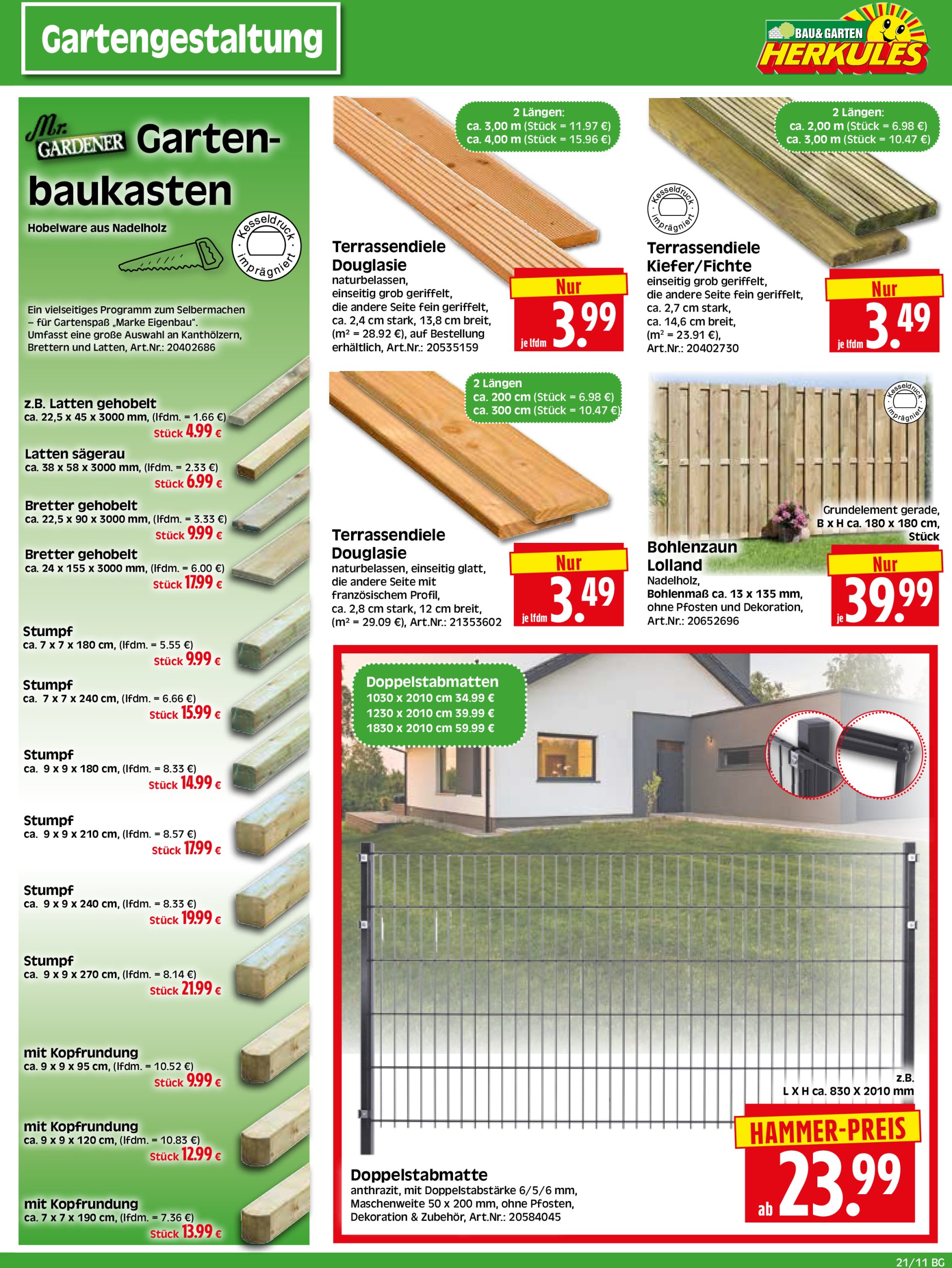 herkules - Herkules - Bau & Garten-Prospekt gültig von 19.05. bis 24.05. - page: 11