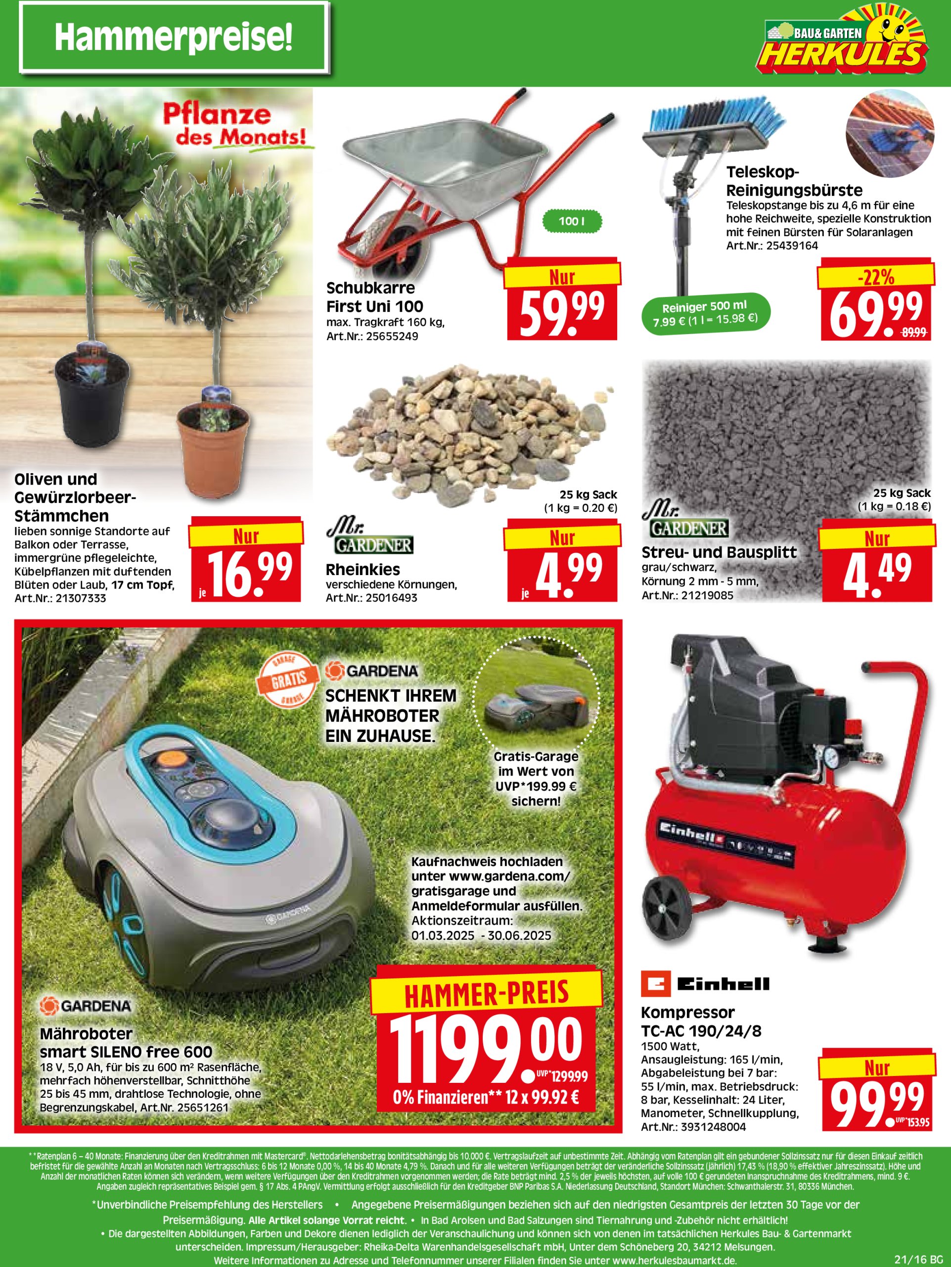 herkules - Herkules - Bau & Garten-Prospekt gültig von 19.05. bis 24.05. - page: 16
