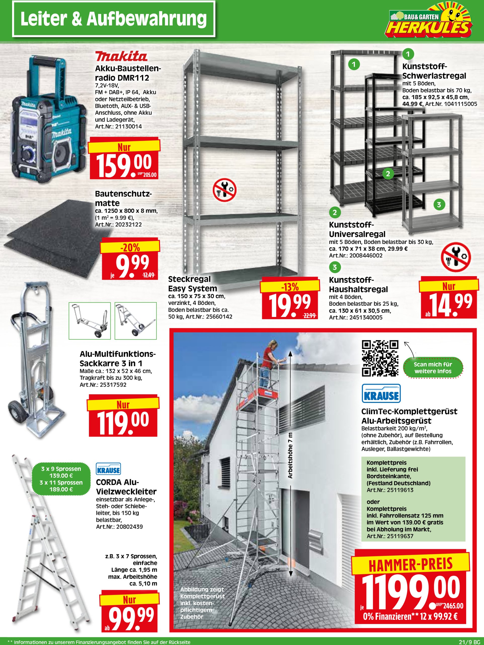 herkules - Herkules - Bau & Garten-Prospekt gültig von 19.05. bis 24.05. - page: 9