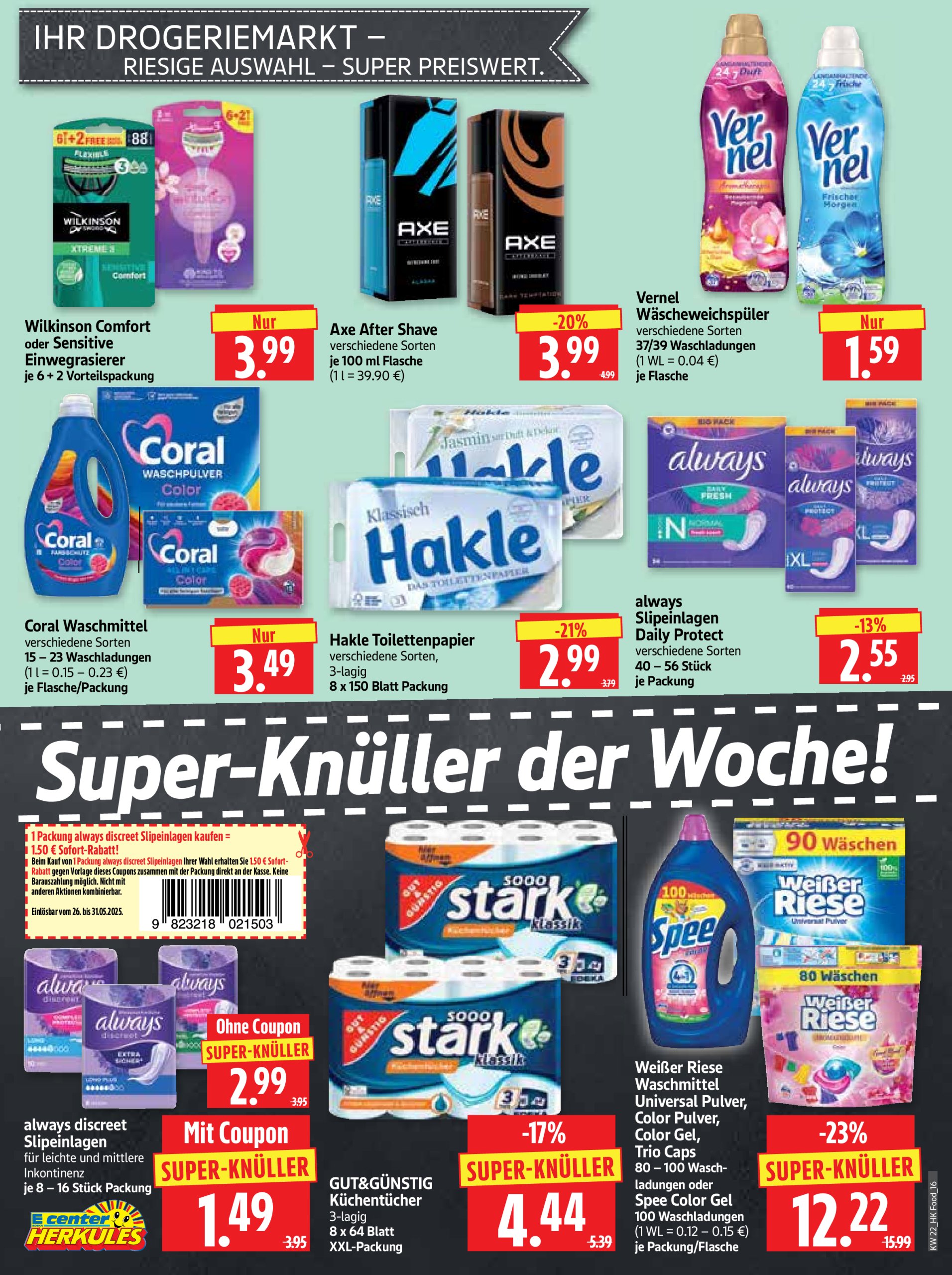 herkules - Herkules-Prospekt gültig von 26.05. bis 31.05. - page: 16