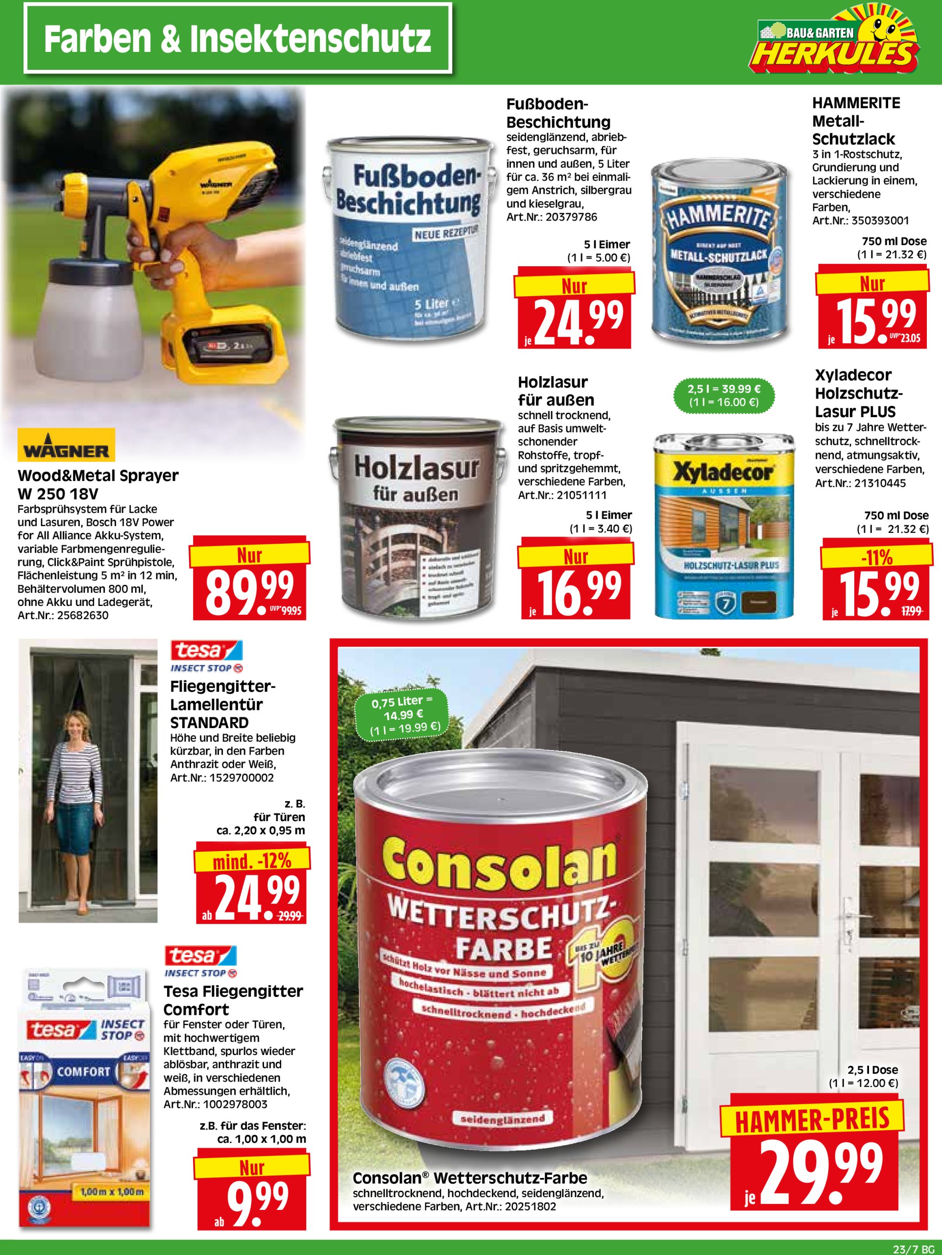 herkules - Herkules - Bau & Garten-Prospekt gültig von 02.06. bis 07.06. - page: 7