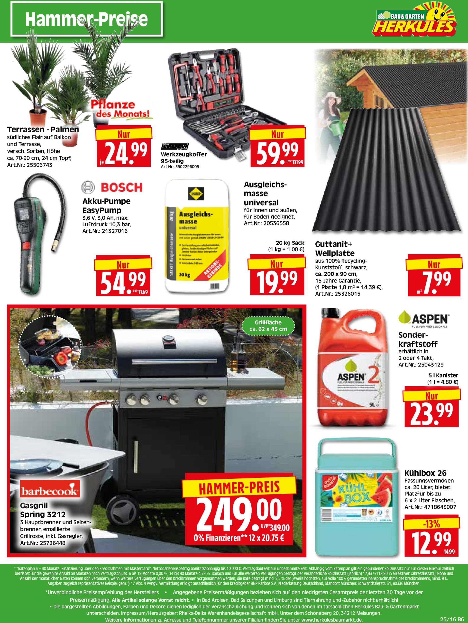 herkules - Herkules - Bau & Garten-Prospekt gültig vom 16.06. bis 21.06. - page: 16