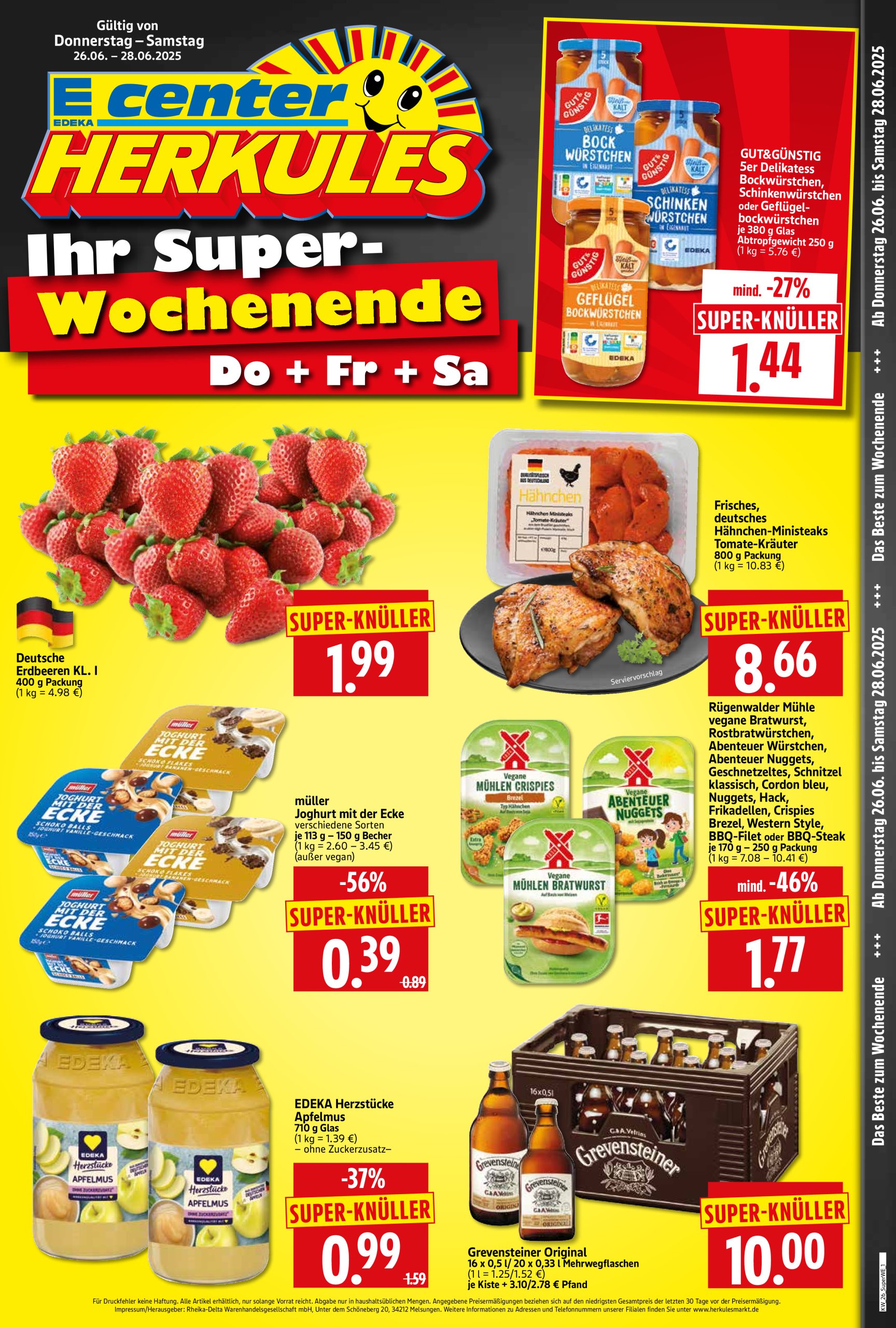 herkules - Herkules - Sonderbeilage-Prospekt gültig vom 26.06. bis 28.06.