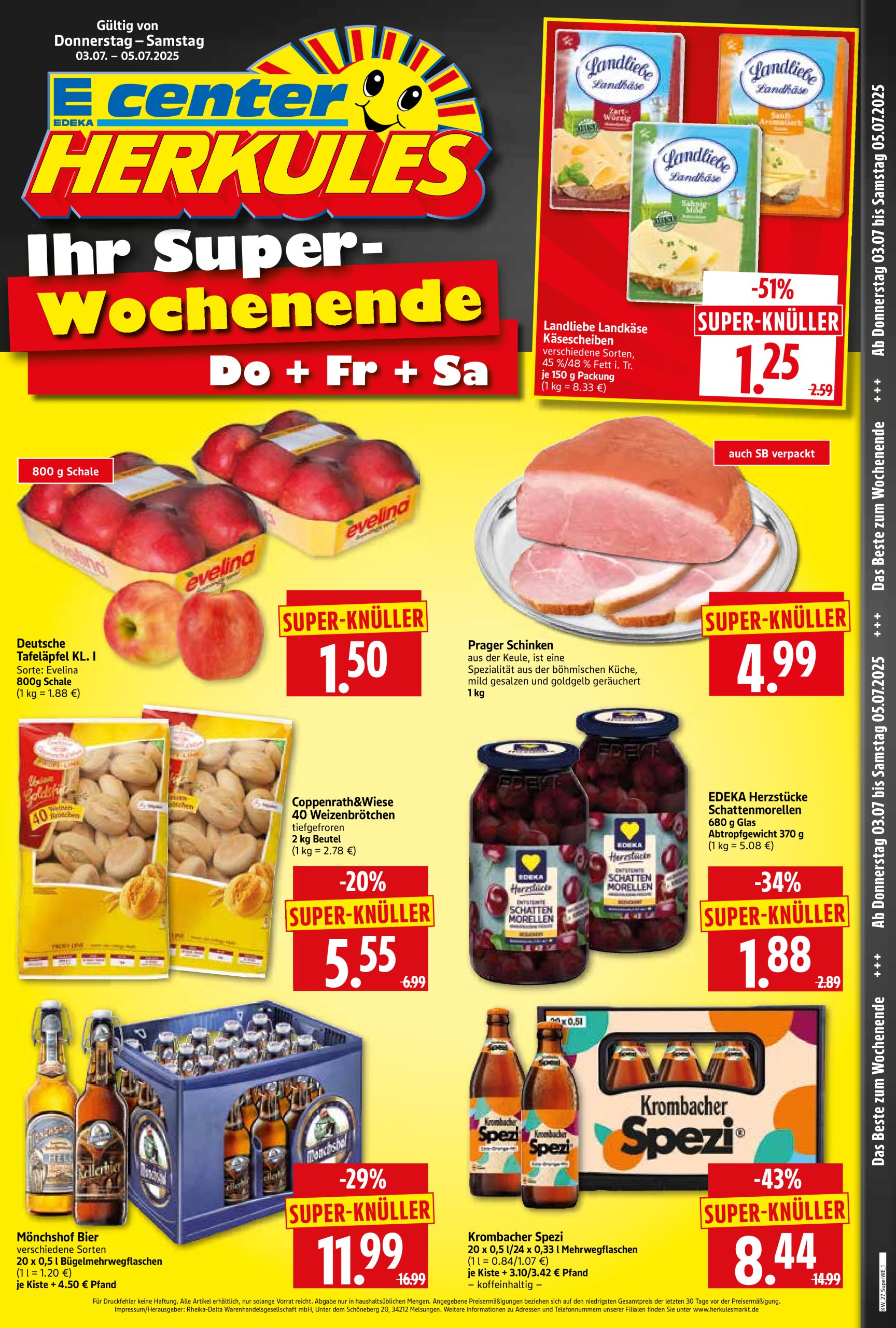 herkules - Herkules - Sonderbeilage-Prospekt gültig vom 03.07. bis 05.07.