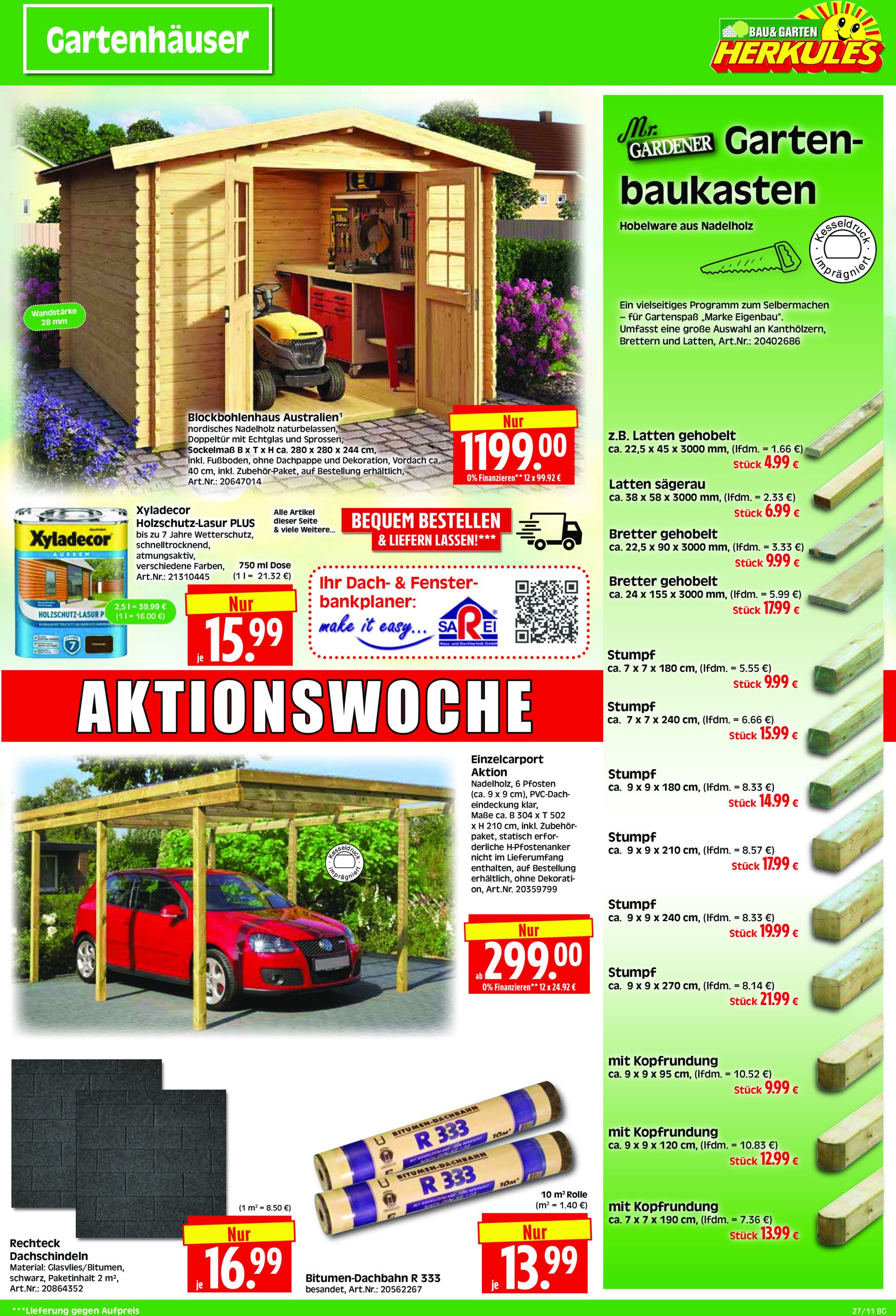 herkules - Herkules - Bau & Garten-Prospekt gültig vom 30.06. bis 05.07. - page: 11