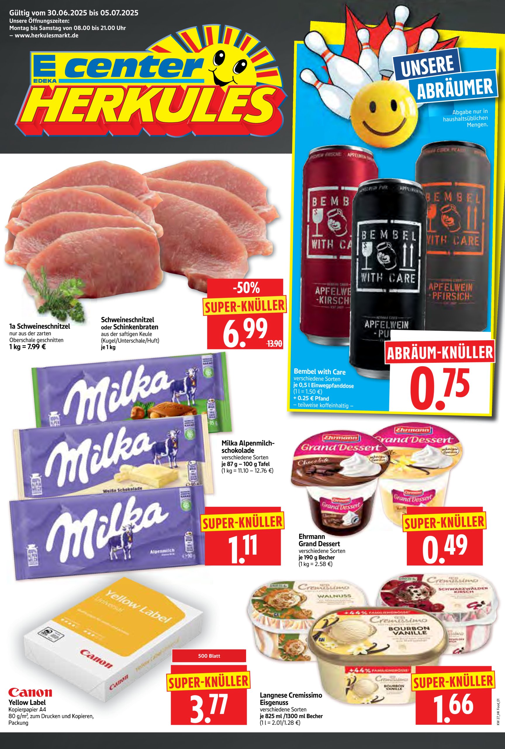 herkules - Herkules-Prospekt gültig vom 30.06. bis 05.07.