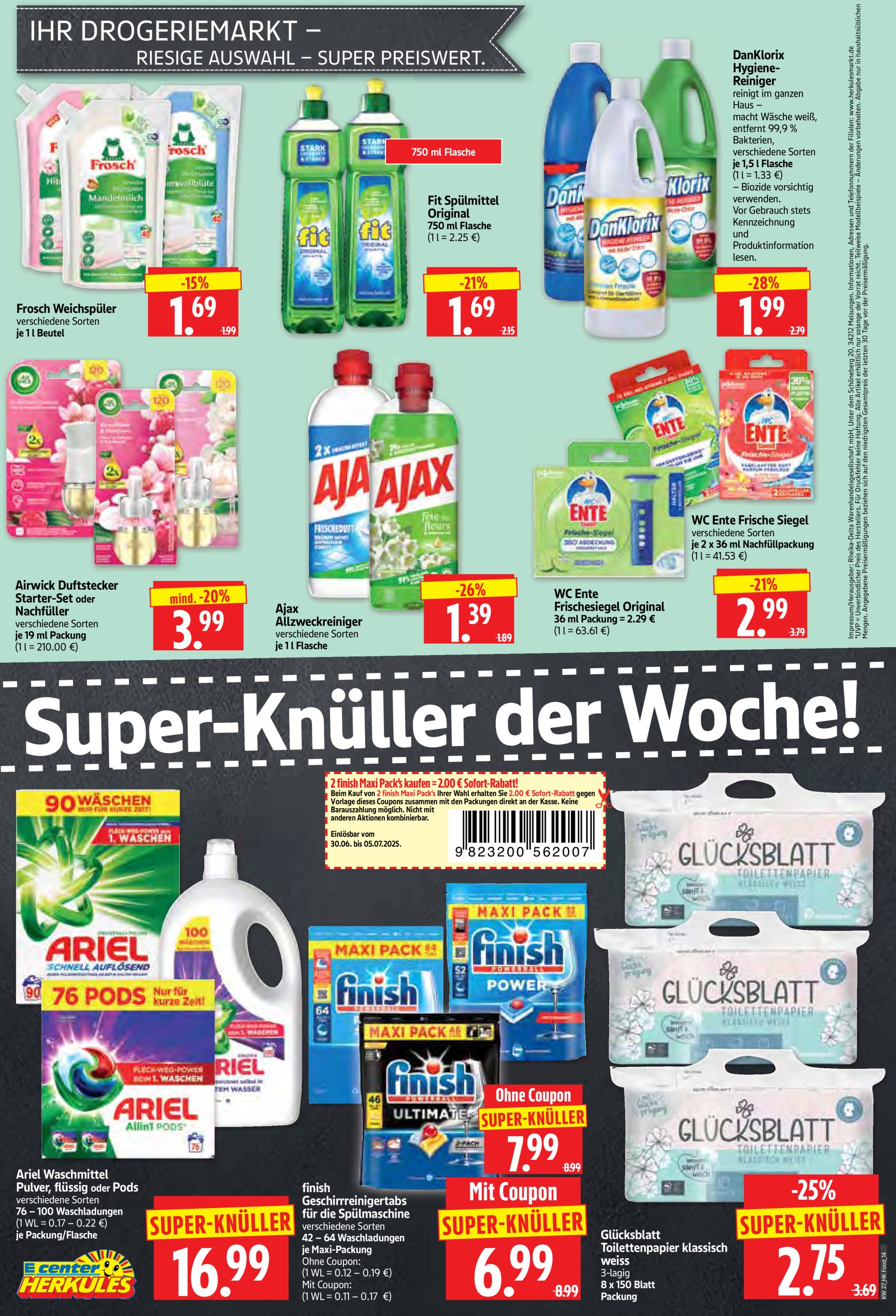 herkules - Herkules-Prospekt gültig vom 30.06. bis 05.07. - page: 14