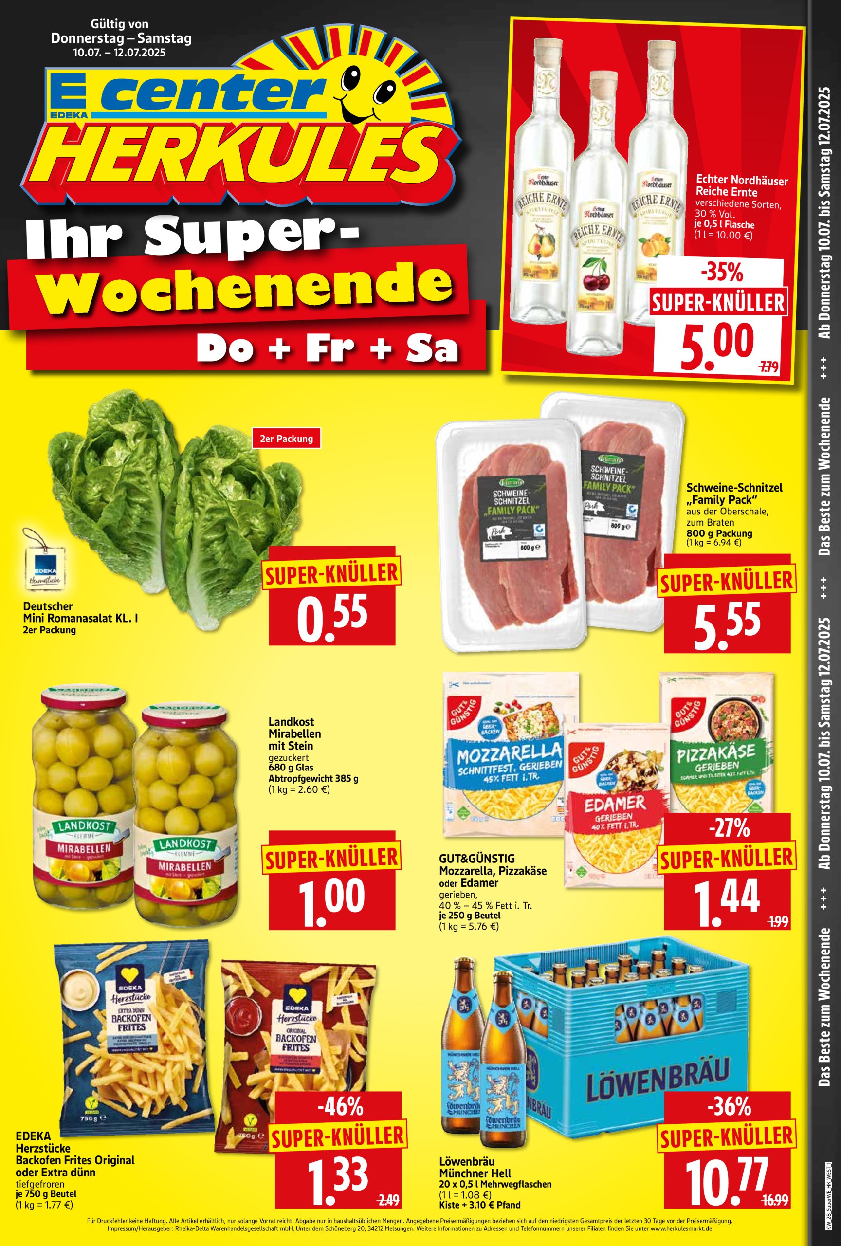 herkules - Herkules - Sonderbeilage-Prospekt gültig vom 10.07. bis 12.07.