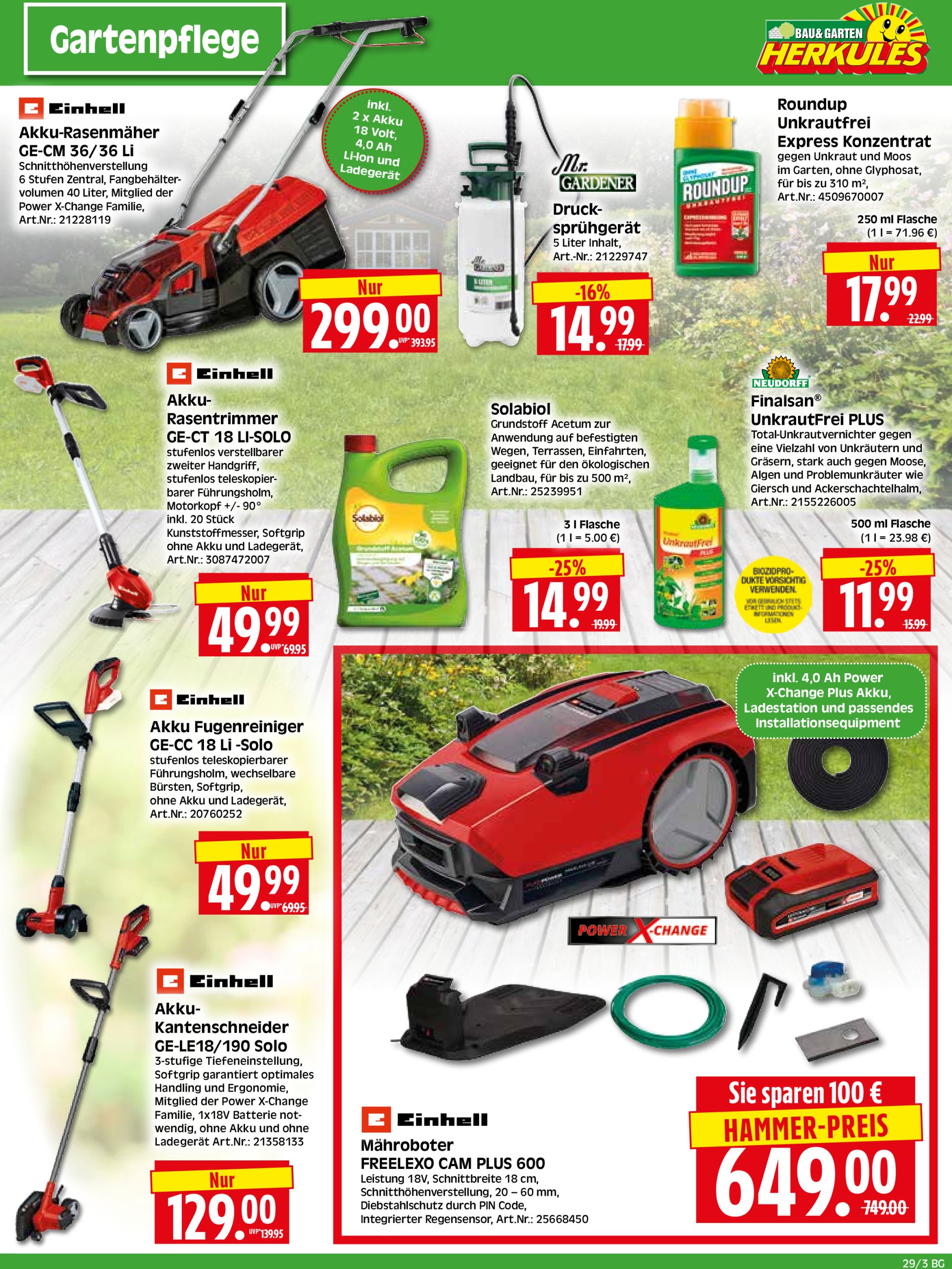 herkules - Herkules - Bau & Garten-Prospekt gültig vom 14.07. bis 19.07. - page: 3