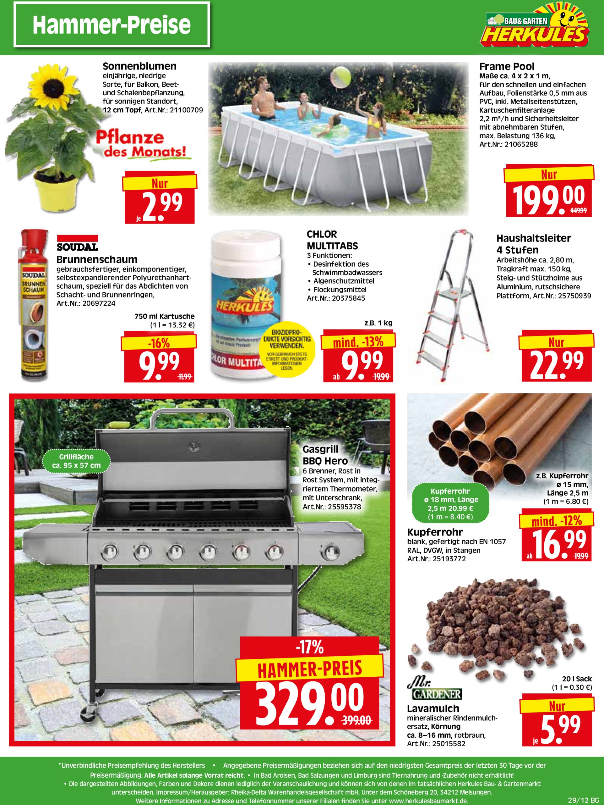 herkules - Herkules - Bau & Garten-Prospekt gültig vom 14.07. bis 19.07. - page: 12