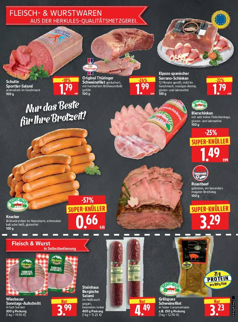 herkules - Herkules-Prospekt gültig vom 11.08. bis 16.08. - page: 3