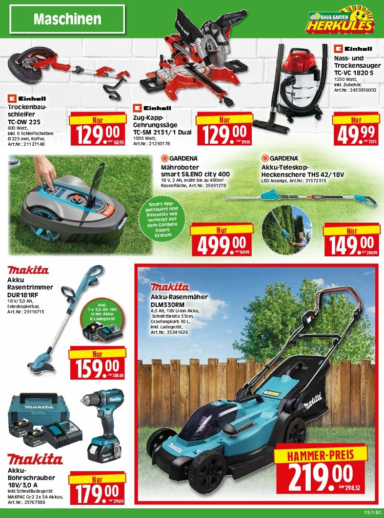 herkules - Herkules - Bau & Garten-Prospekt gültig vom 11.08. bis 16.08. - page: 5