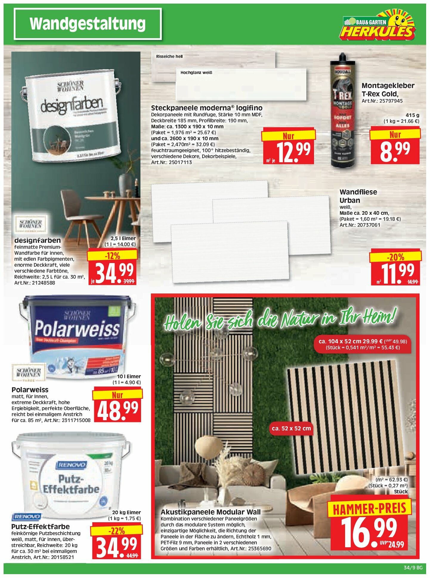 herkules - Herkules - Bau & Garten-Prospekt gültig vom 18.08. bis 23.08. - page: 9