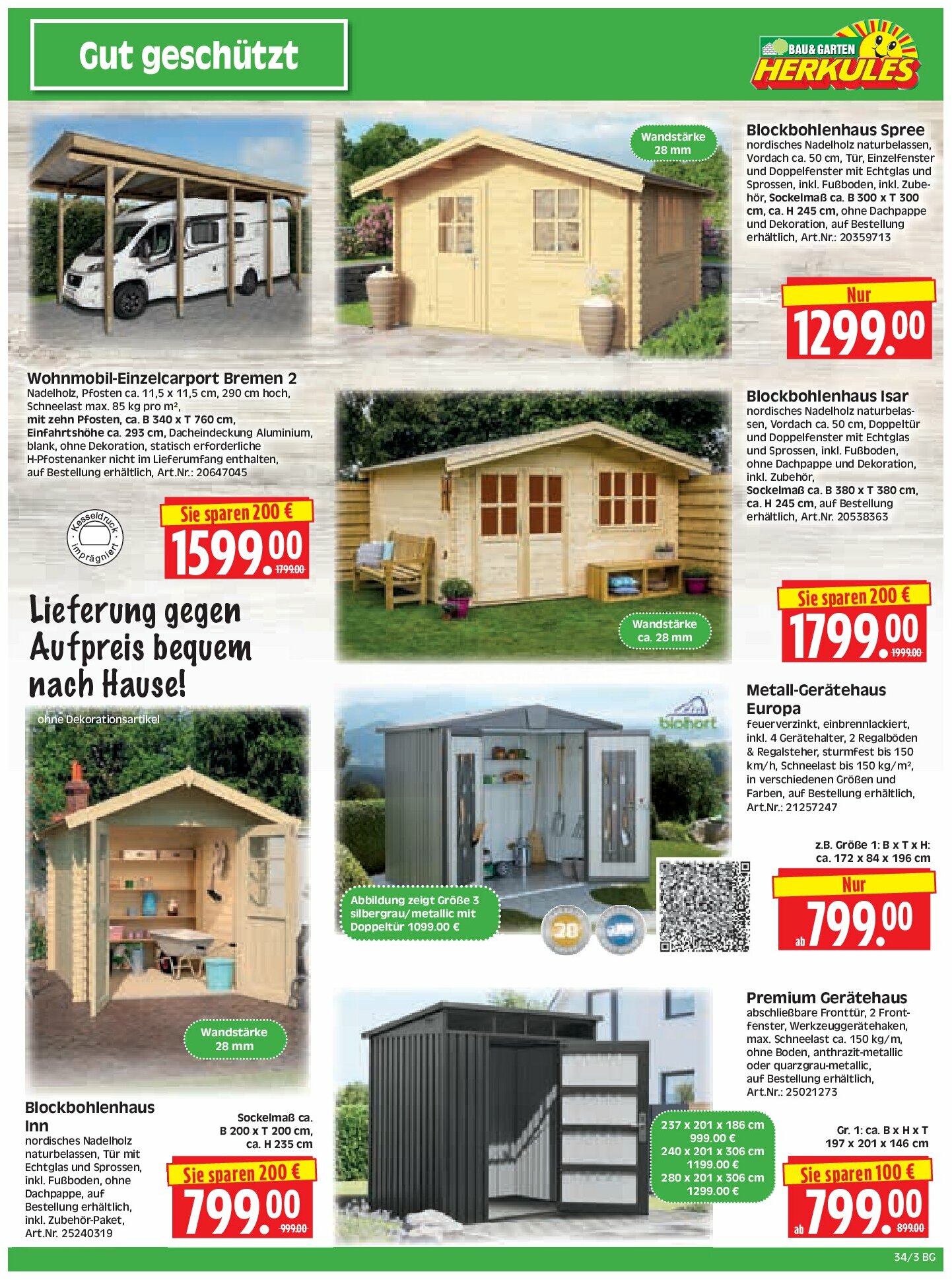herkules - Herkules - Bau & Garten-Prospekt gültig vom 18.08. bis 23.08. - page: 3