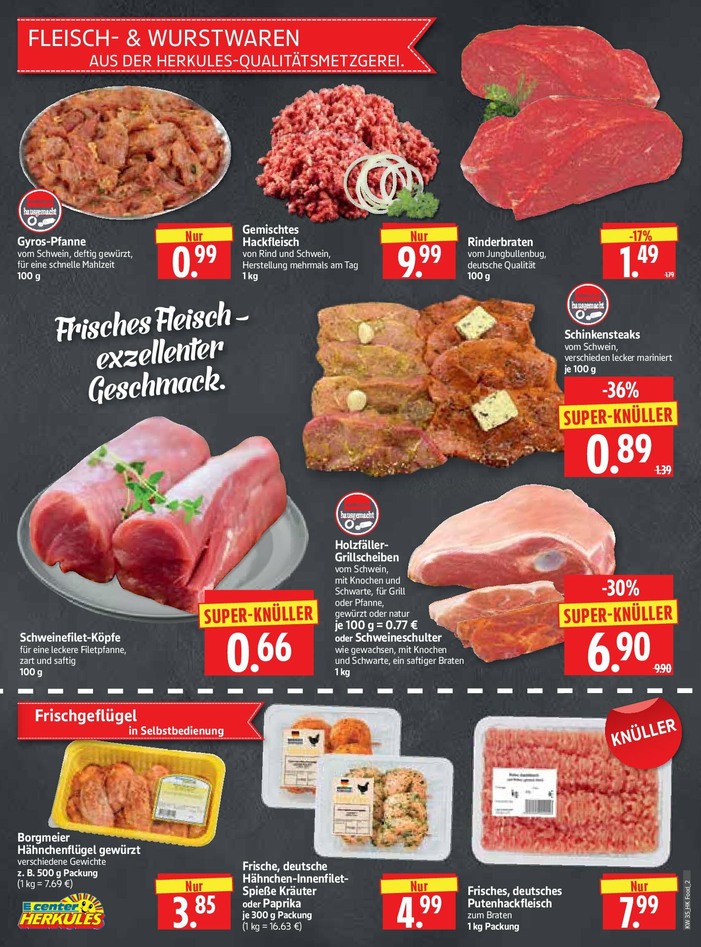 herkules - Herkules - Lebensmittel-Prospekt gültig vom 25.08. bis 30.08. - page: 2
