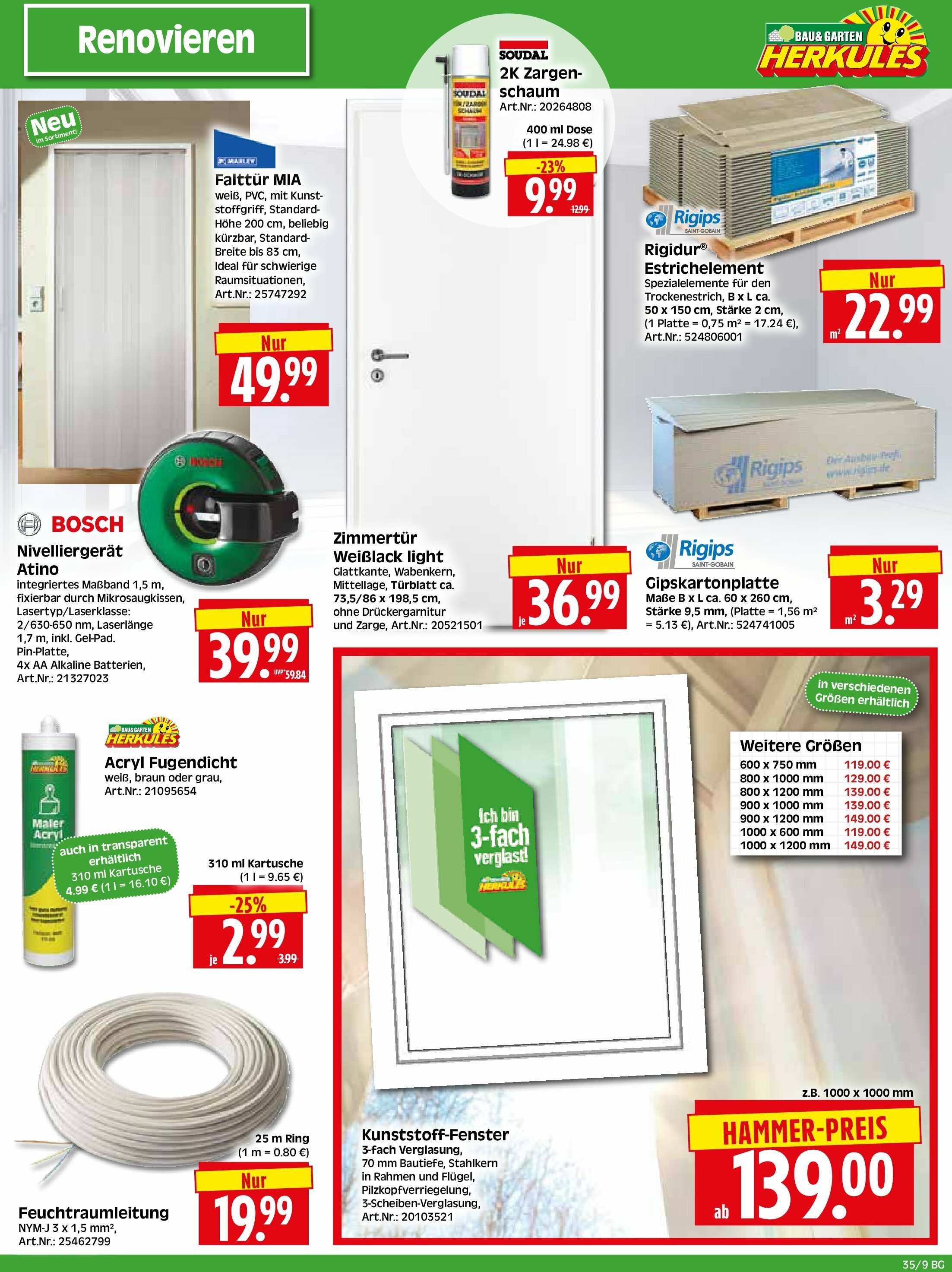herkules - Herkules - Bau & Garten-Prospekt gültig vom 25.08. bis 30.08. - page: 9