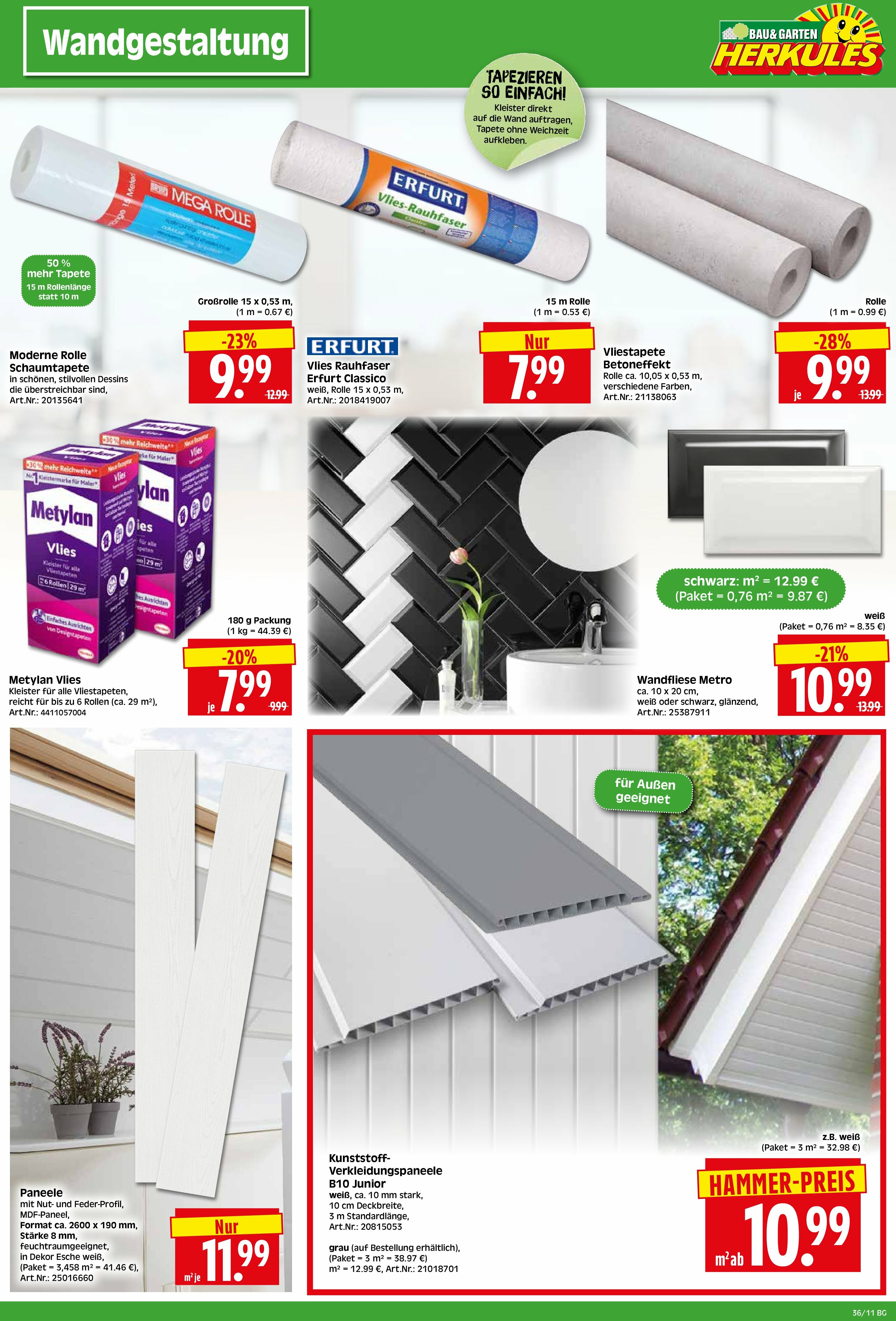 herkules - Herkules - Bau & Garten-Prospekt gültig vom 01.09. bis 06.09. - page: 11