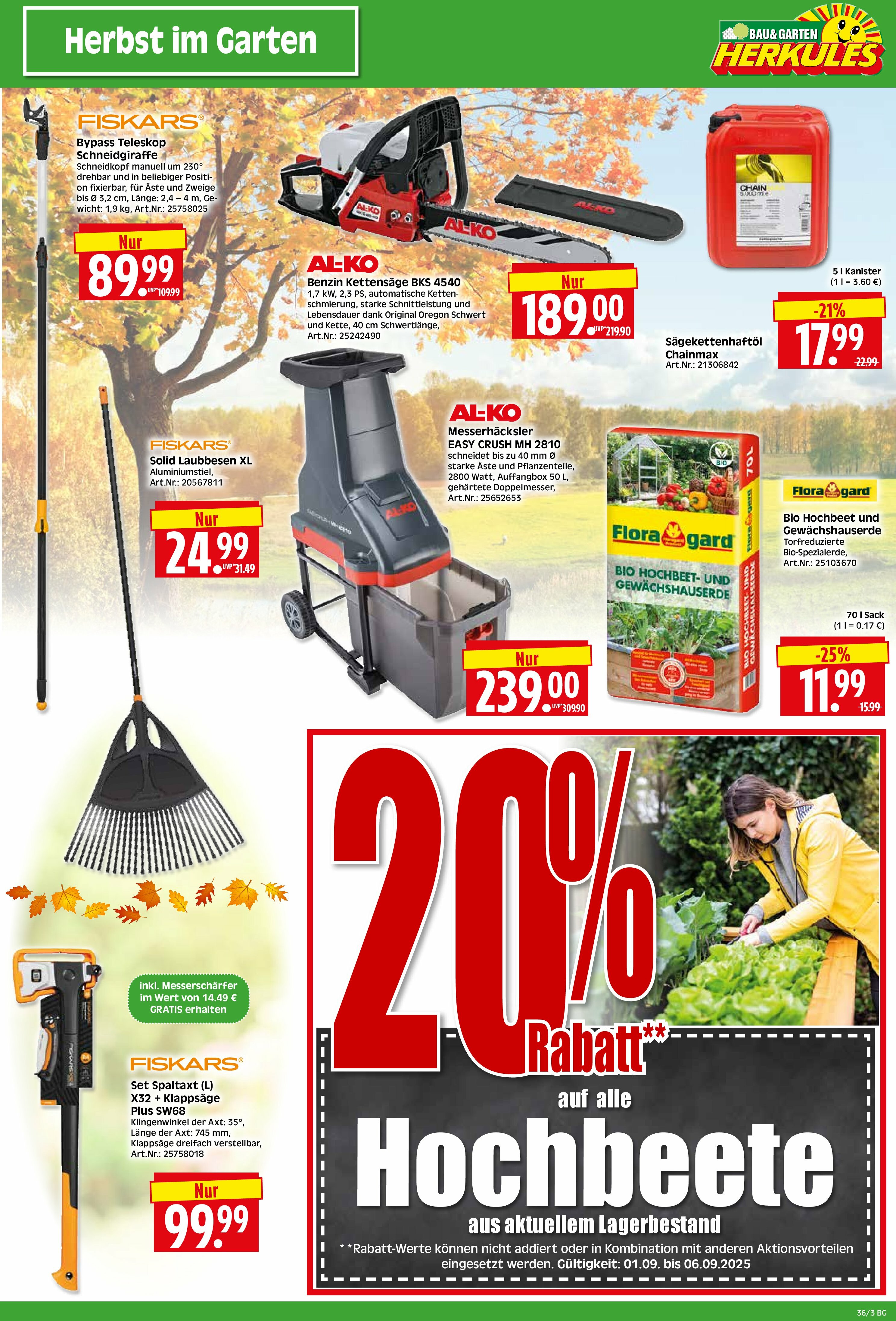 herkules - Herkules - Bau & Garten-Prospekt gültig vom 01.09. bis 06.09. - page: 3