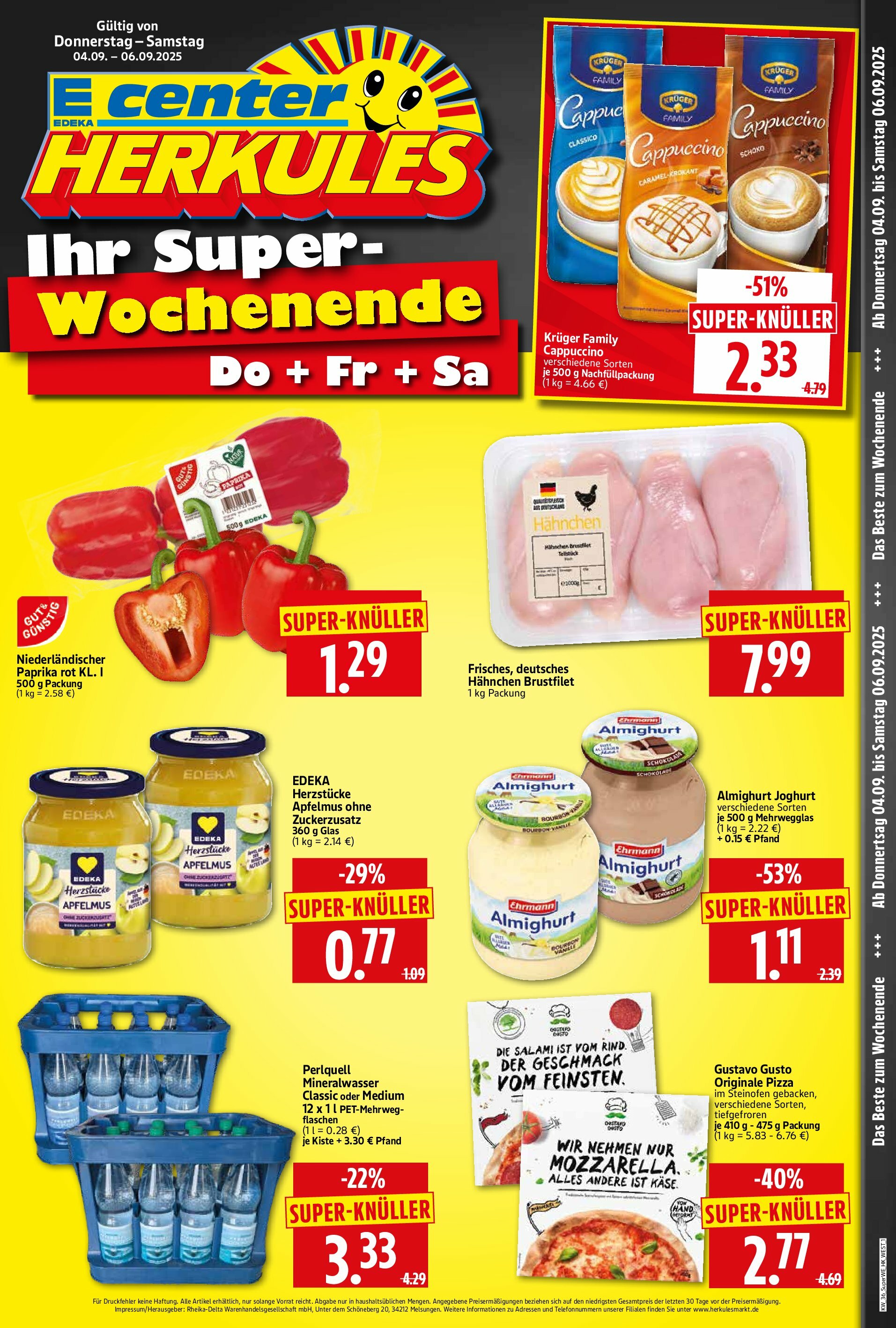 herkules - Herkules - Sonderbeilage-Prospekt gültig vom 04.09. bis 06.09.