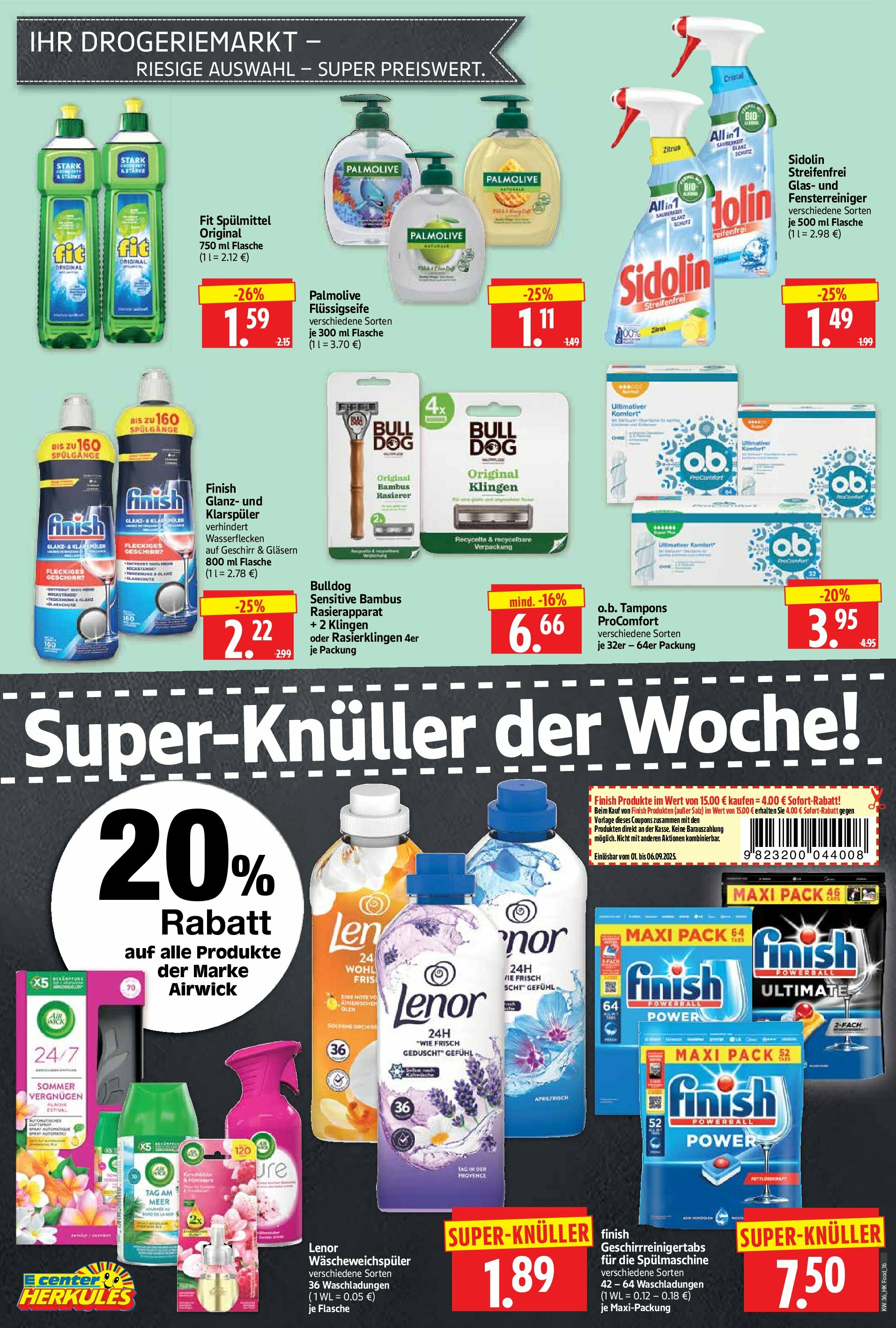 herkules - Herkules-Prospekt gültig vom 01.09. bis 06.09. - page: 16