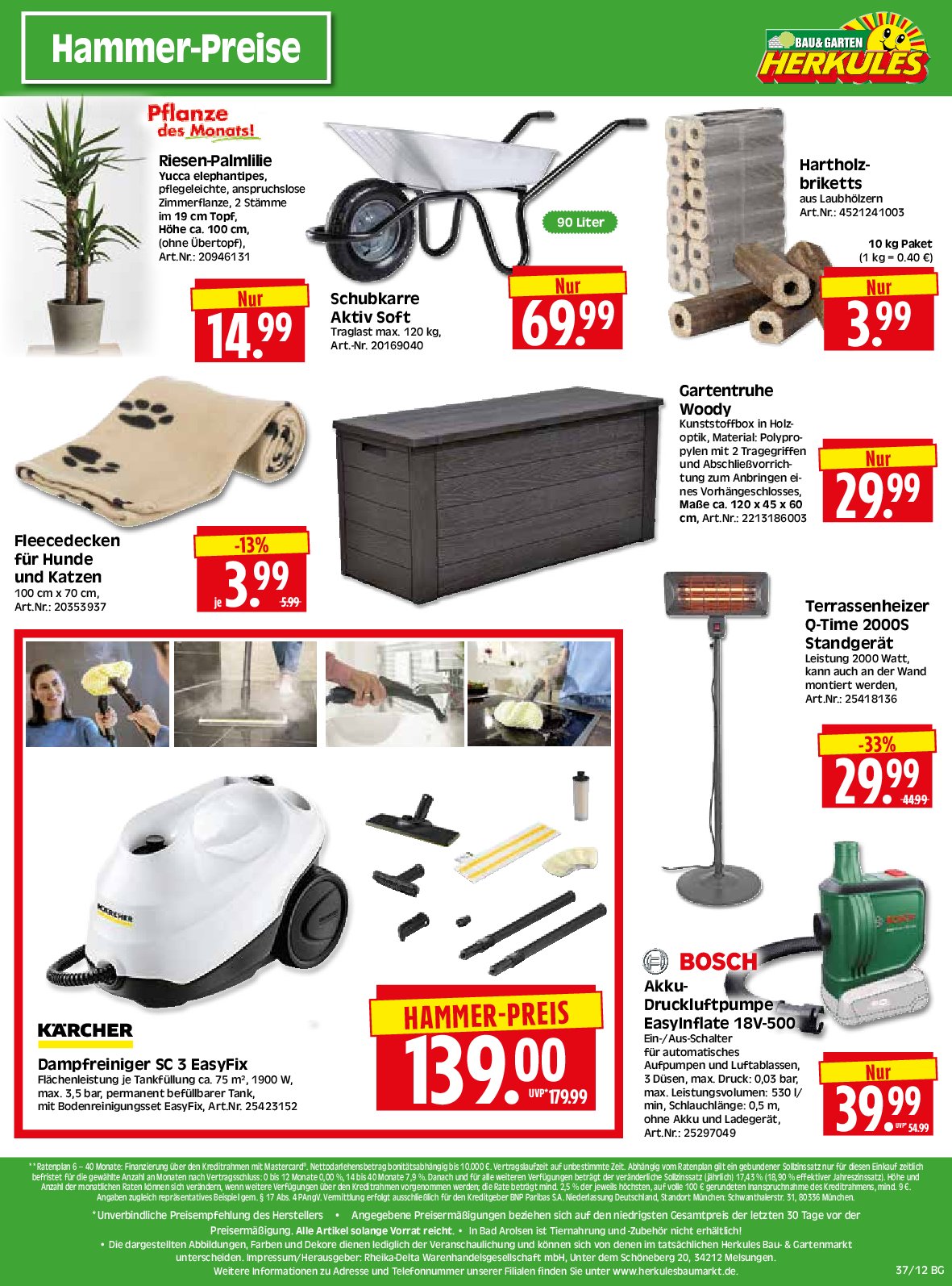 herkules - Herkules - Bau & Garten-Prospekt gültig vom 08.09. bis 13.09. - page: 12
