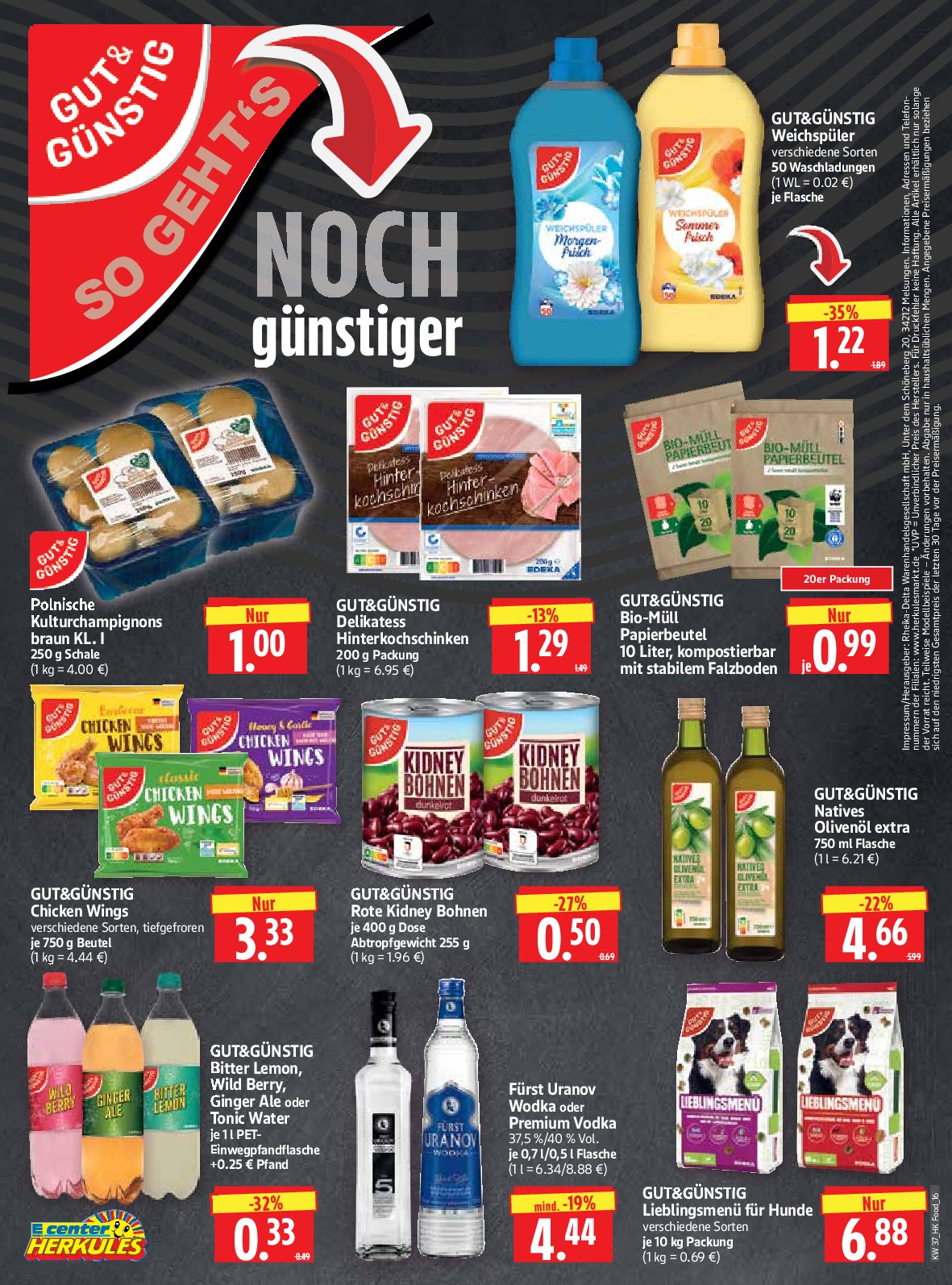 herkules - Herkules-Prospekt gültig vom 08.09. bis 13.09. - page: 16