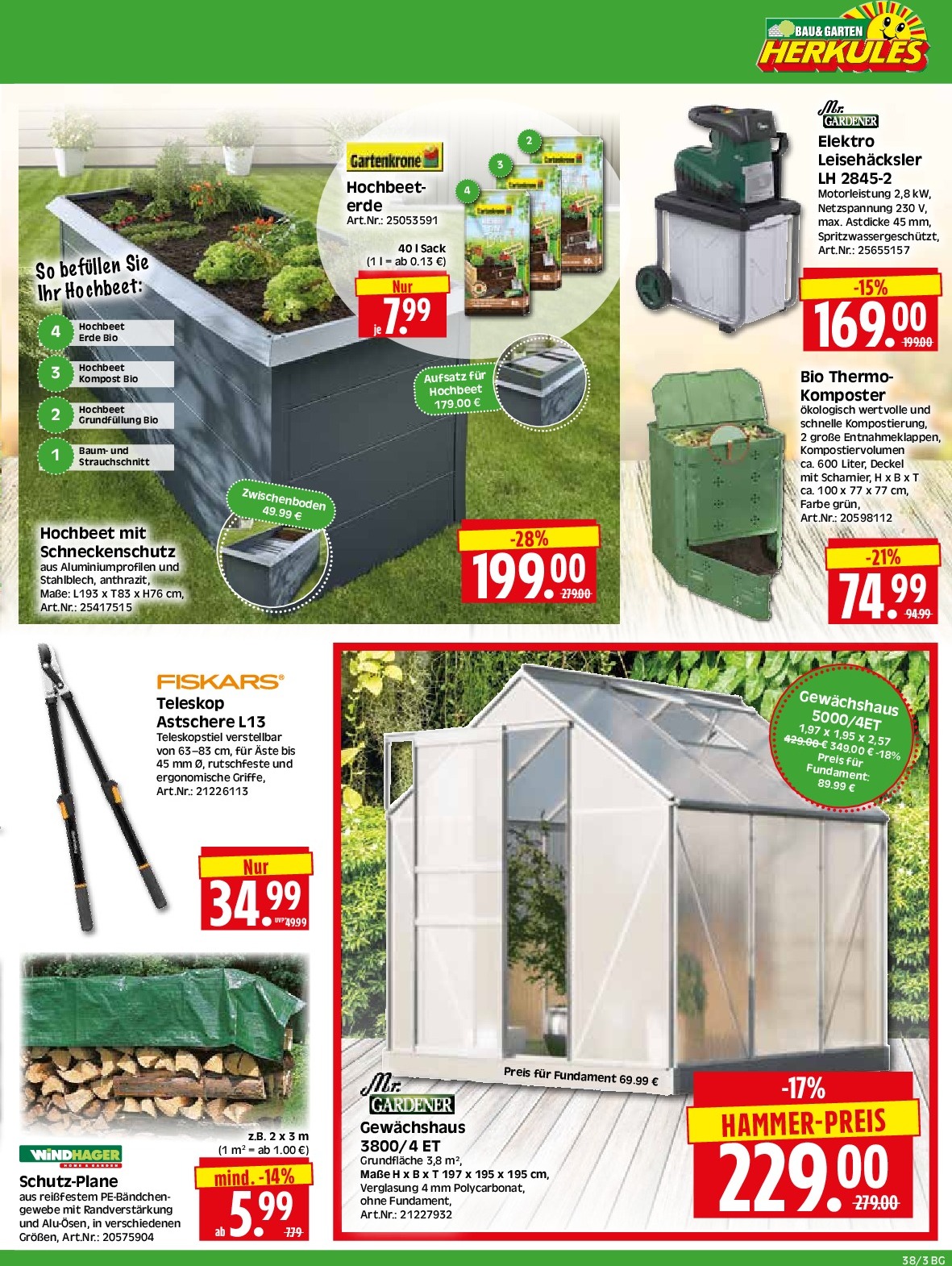 herkules - Herkules - Bau & Garten-Prospekt gültig vom 15.09. bis 20.09. - page: 3