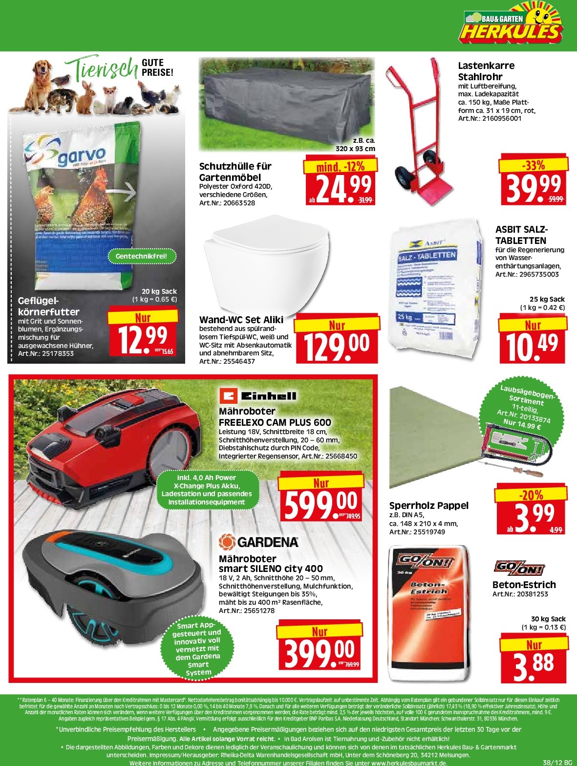 herkules - Herkules - Bau & Garten-Prospekt gültig vom 15.09. bis 20.09. - page: 12