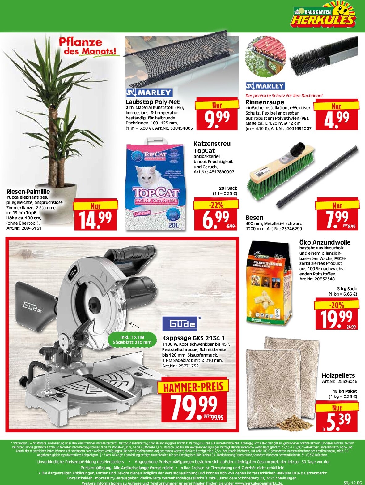 herkules - Herkules - Bau & Garten-Prospekt gültig vom 22.09. bis 27.09. - page: 12