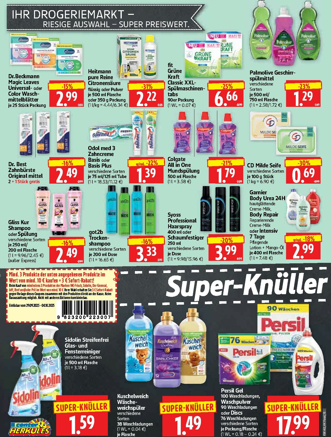 herkules - Herkules-Prospekt gültig vom 29.09. bis 04.10. - page: 18