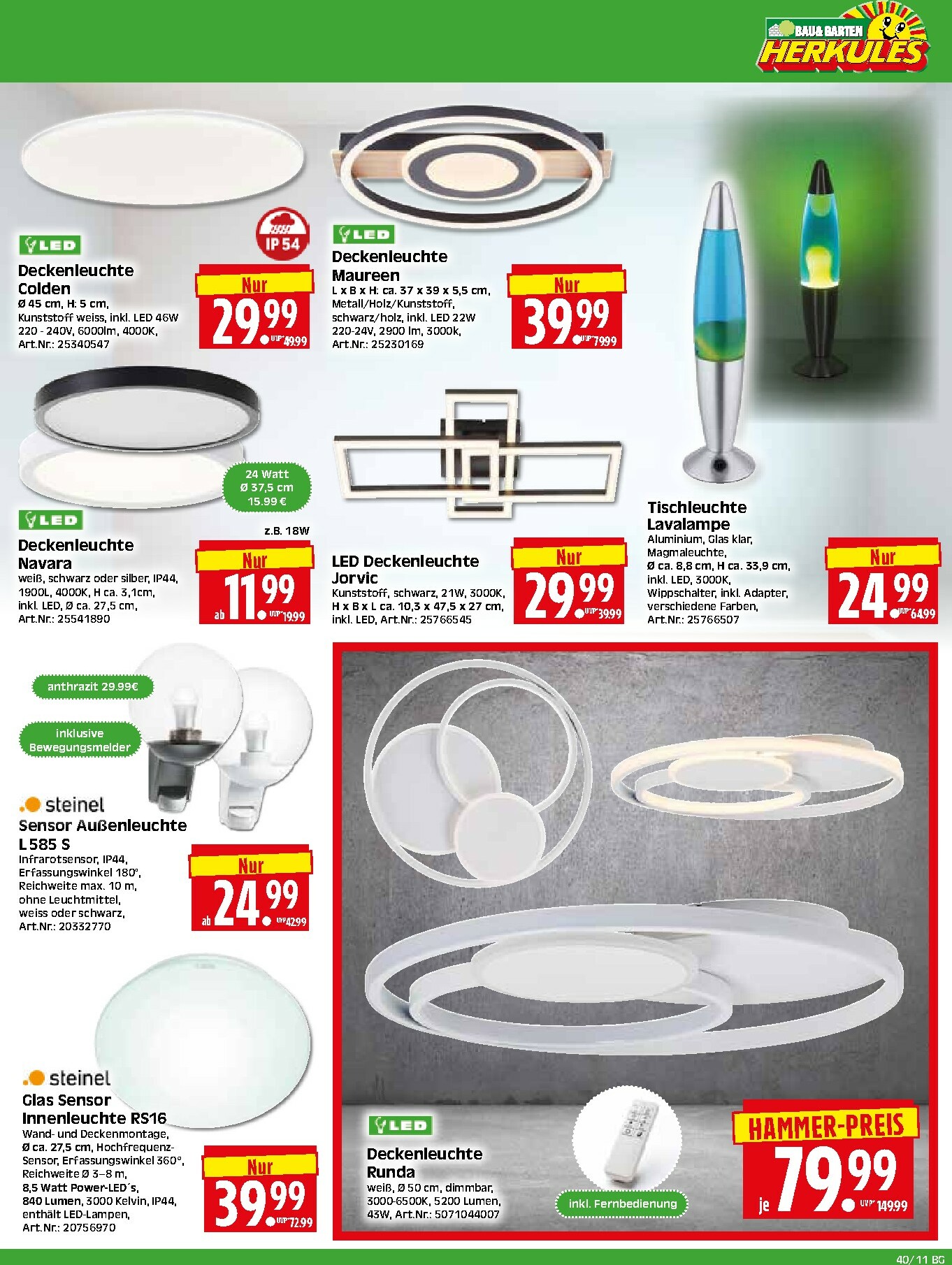 herkules - Herkules - Bau & Garten-Prospekt gültig vom 29.09. bis 04.10. - page: 11