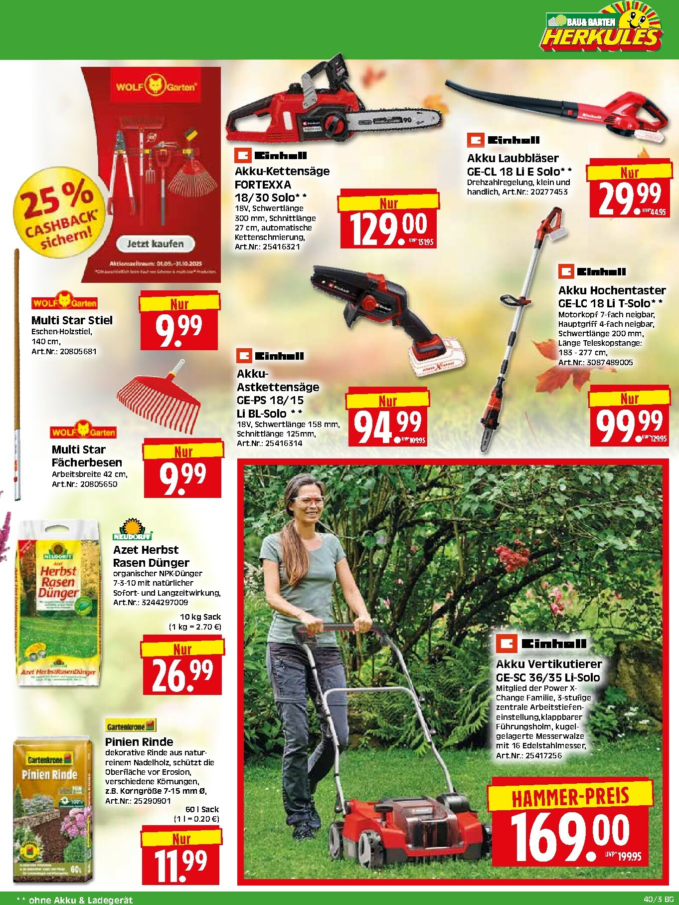 herkules - Herkules - Bau & Garten-Prospekt gültig vom 29.09. bis 04.10. - page: 3