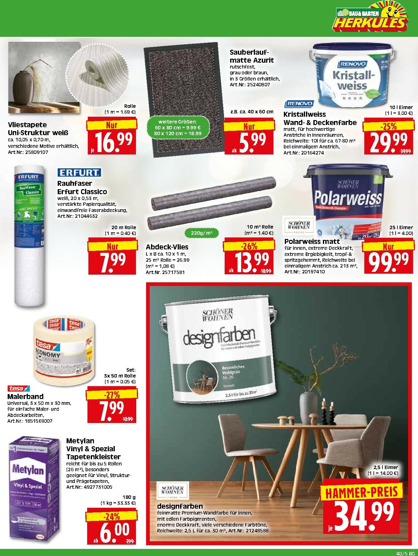 herkules - Herkules - Bau & Garten-Prospekt gültig vom 29.09. bis 04.10. - page: 5