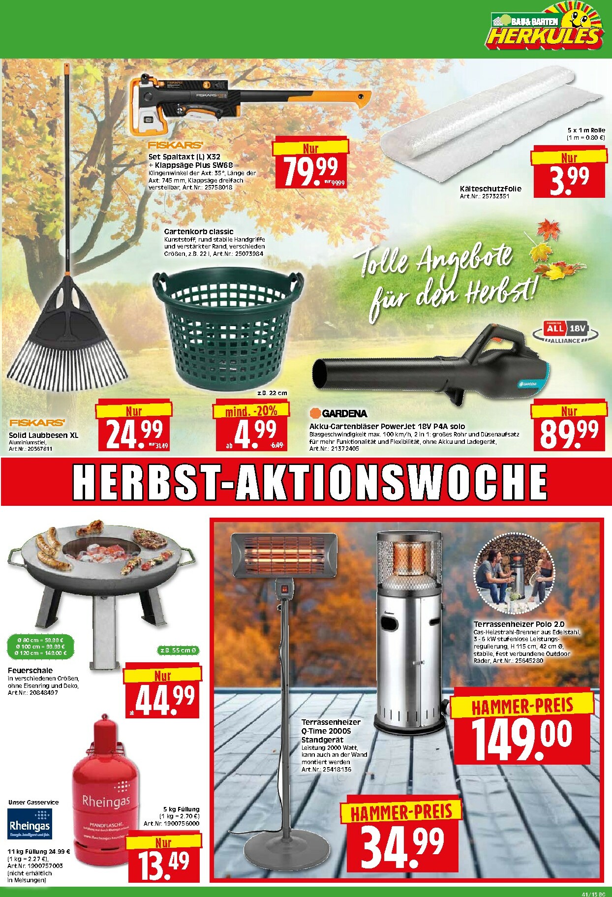 herkules - Herkules - Bau & Garten-Prospekt gültig vom 06.10. bis 11.10. - page: 13