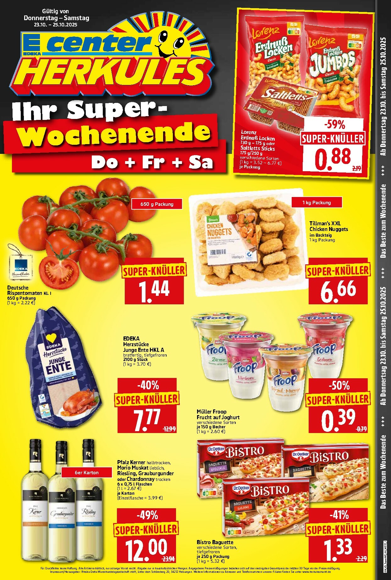 herkules - Herkules - Sonderbeilage-Prospekt gültig vom 23.10. bis 25.10.