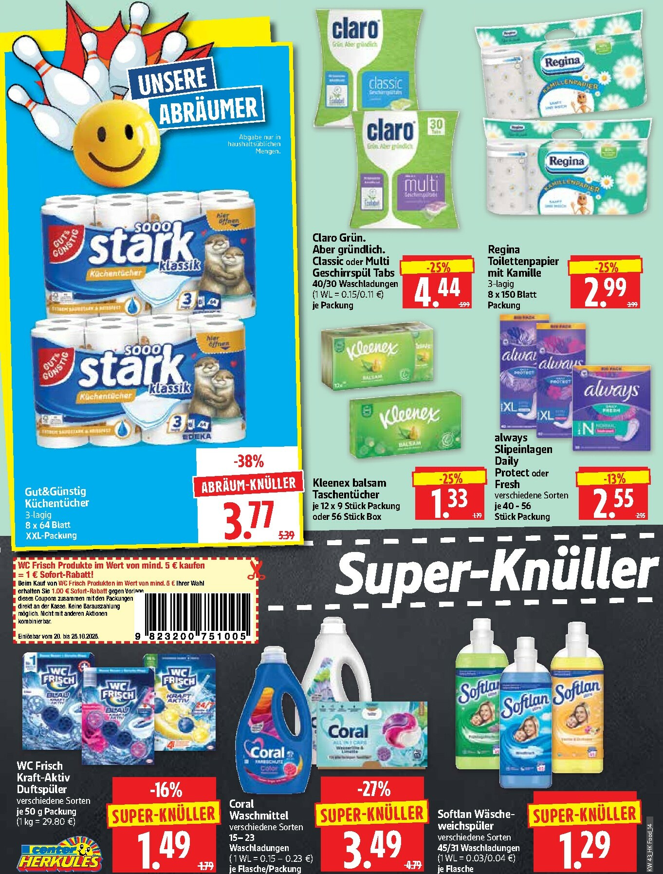 herkules - Herkules-Prospekt gültig vom 20.10. bis 25.10. - page: 14