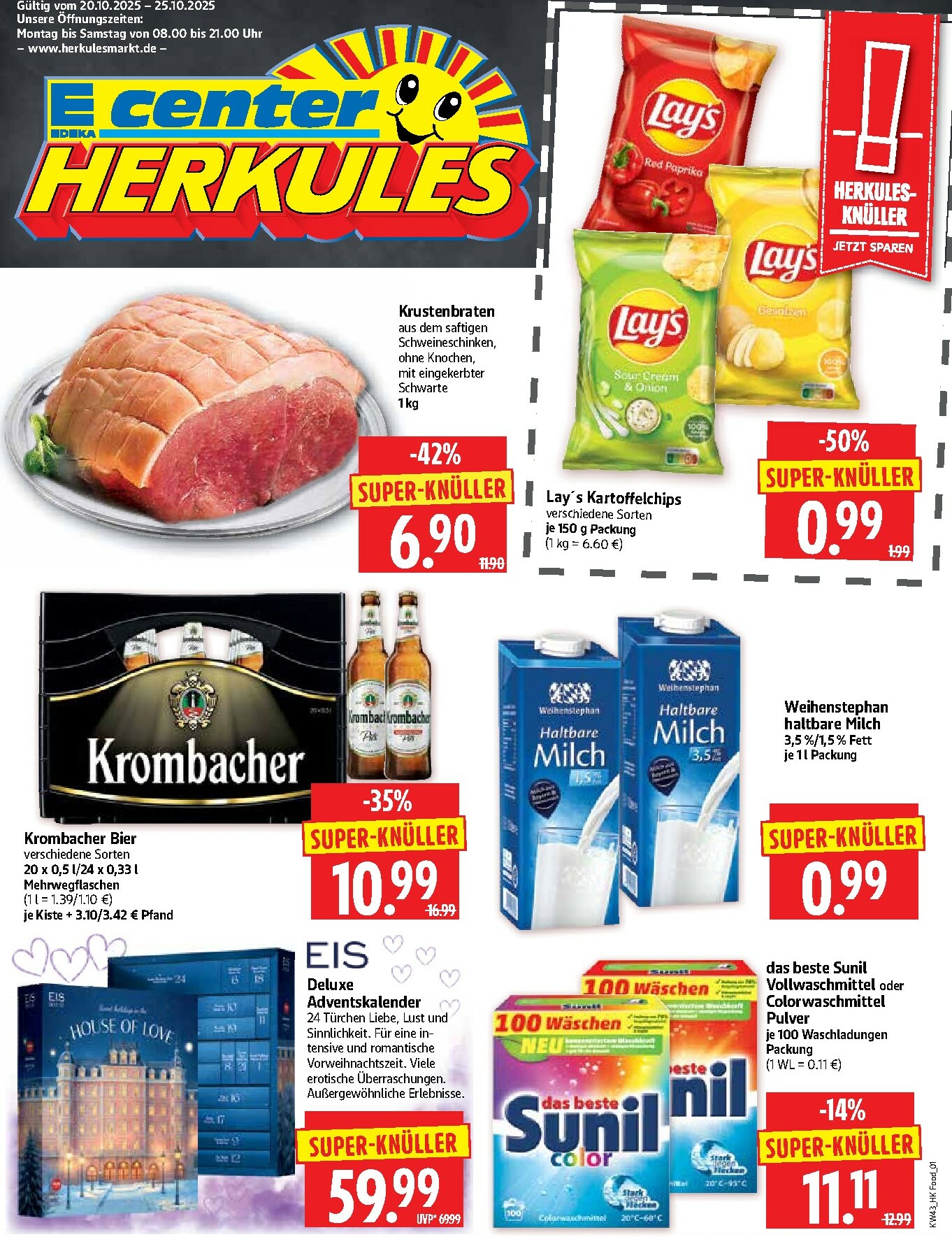 herkules - Herkules-Prospekt gültig vom 20.10. bis 25.10.
