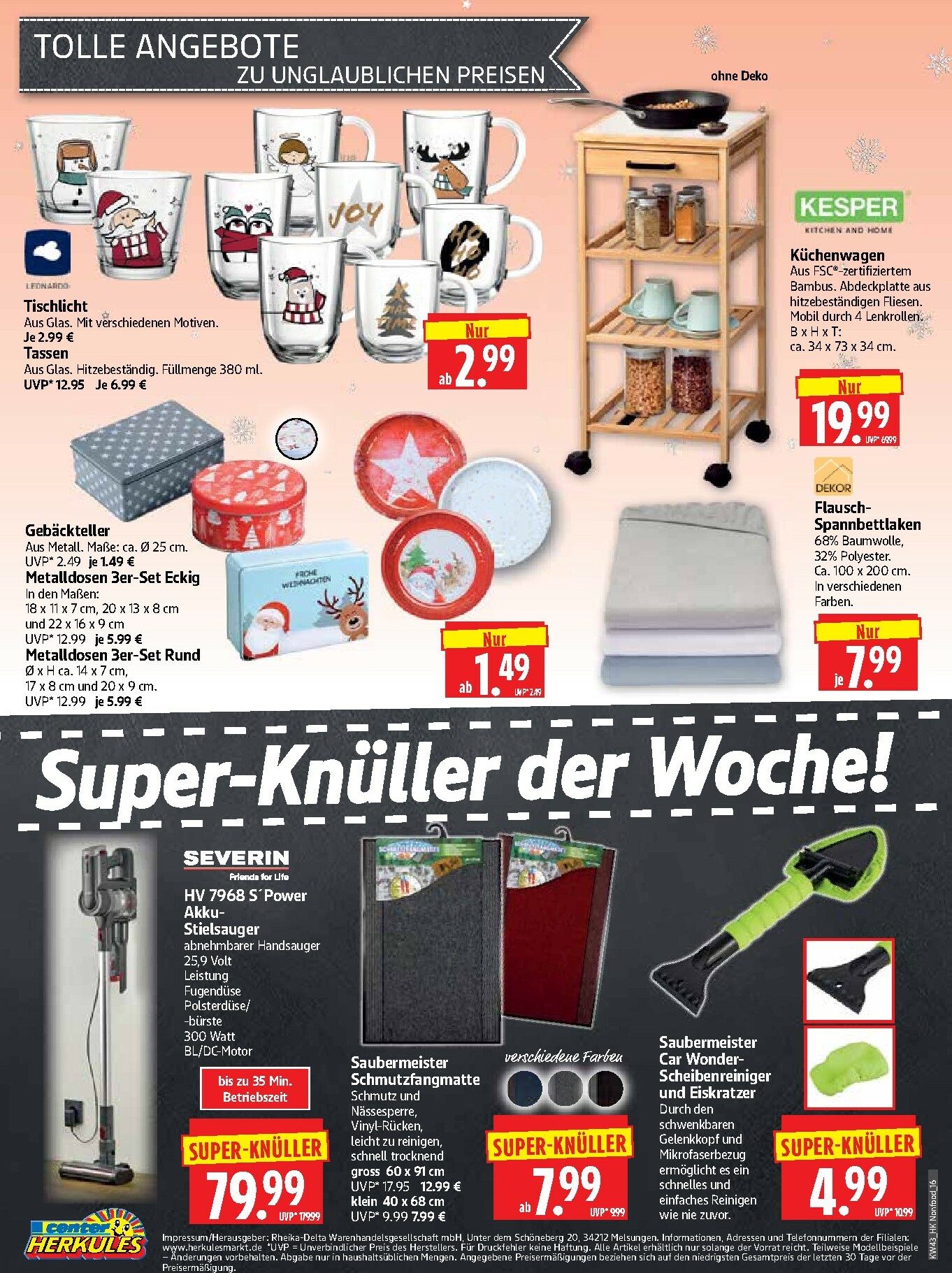 herkules - Herkules-Prospekt gültig vom 20.10. bis 25.10. - page: 16