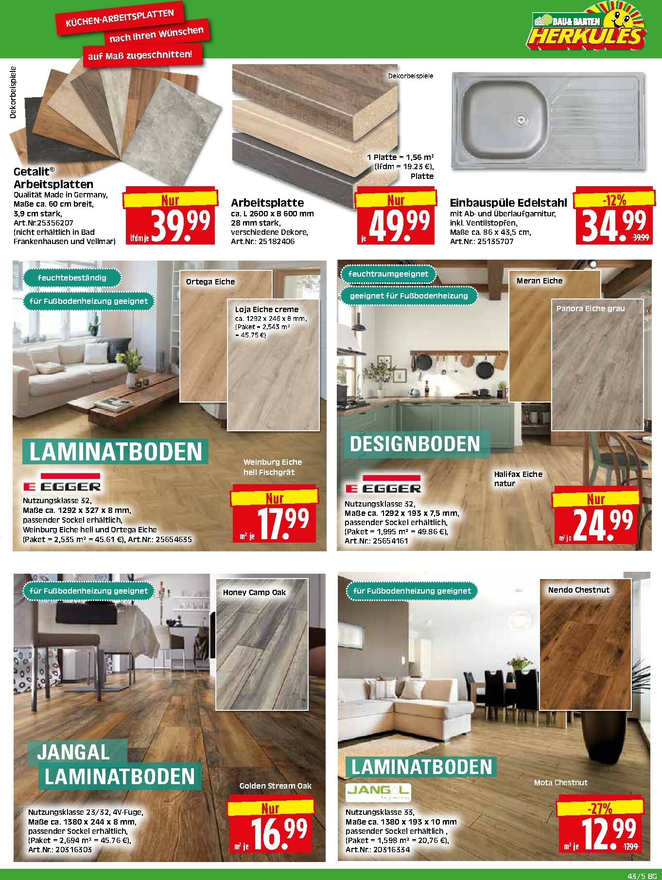 herkules - Herkules - Bau & Garten-Prospekt gültig vom 20.10. bis 25.10. - page: 5