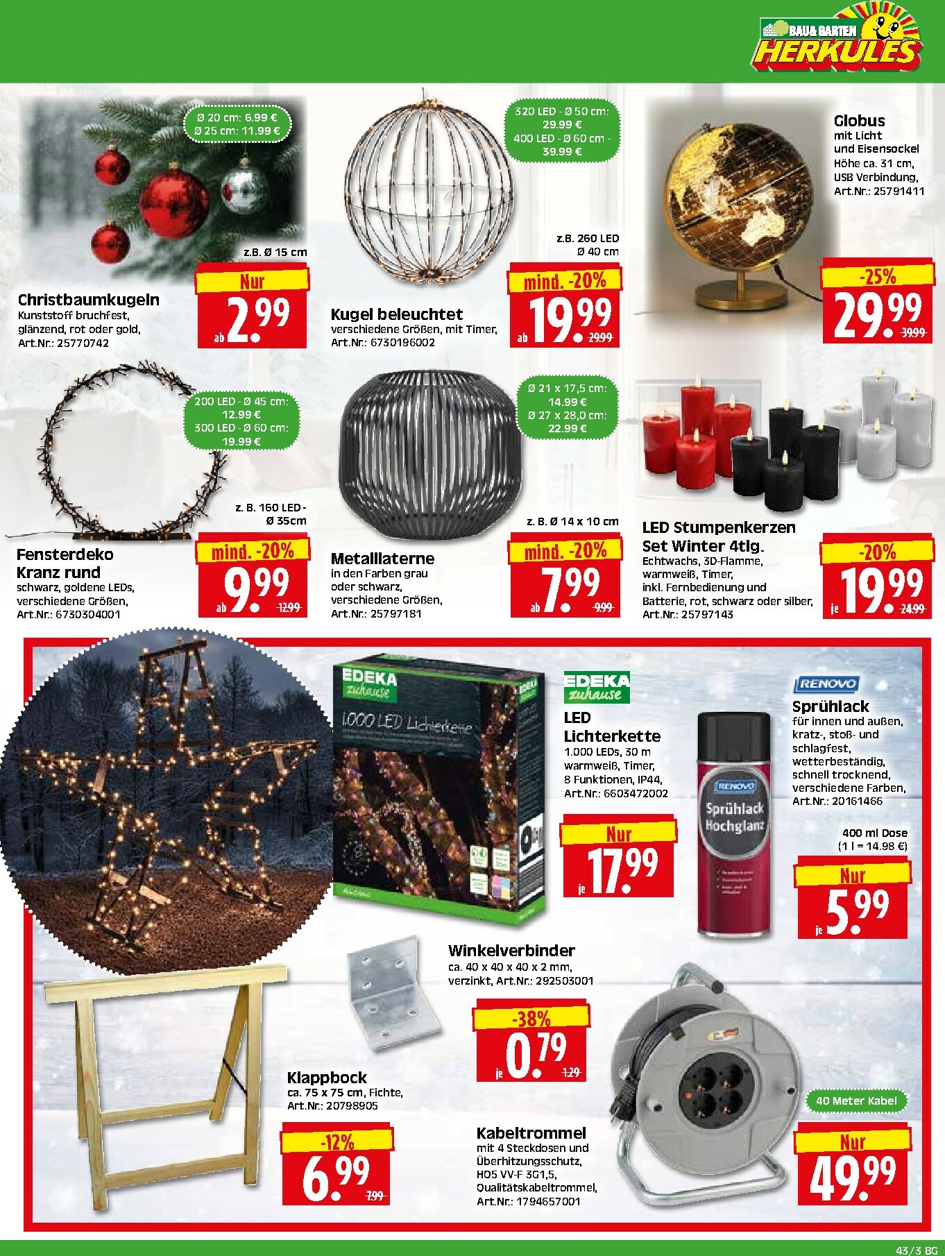 herkules - Herkules - Bau & Garten-Prospekt gültig vom 20.10. bis 25.10. - page: 3