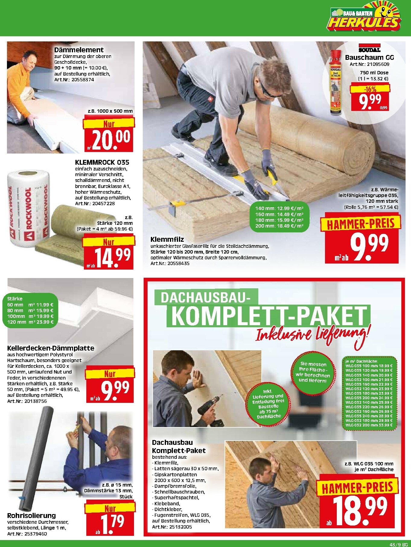 herkules - Herkules - Bau & Garten-Prospekt gültig vom 20.10. bis 25.10. - page: 9