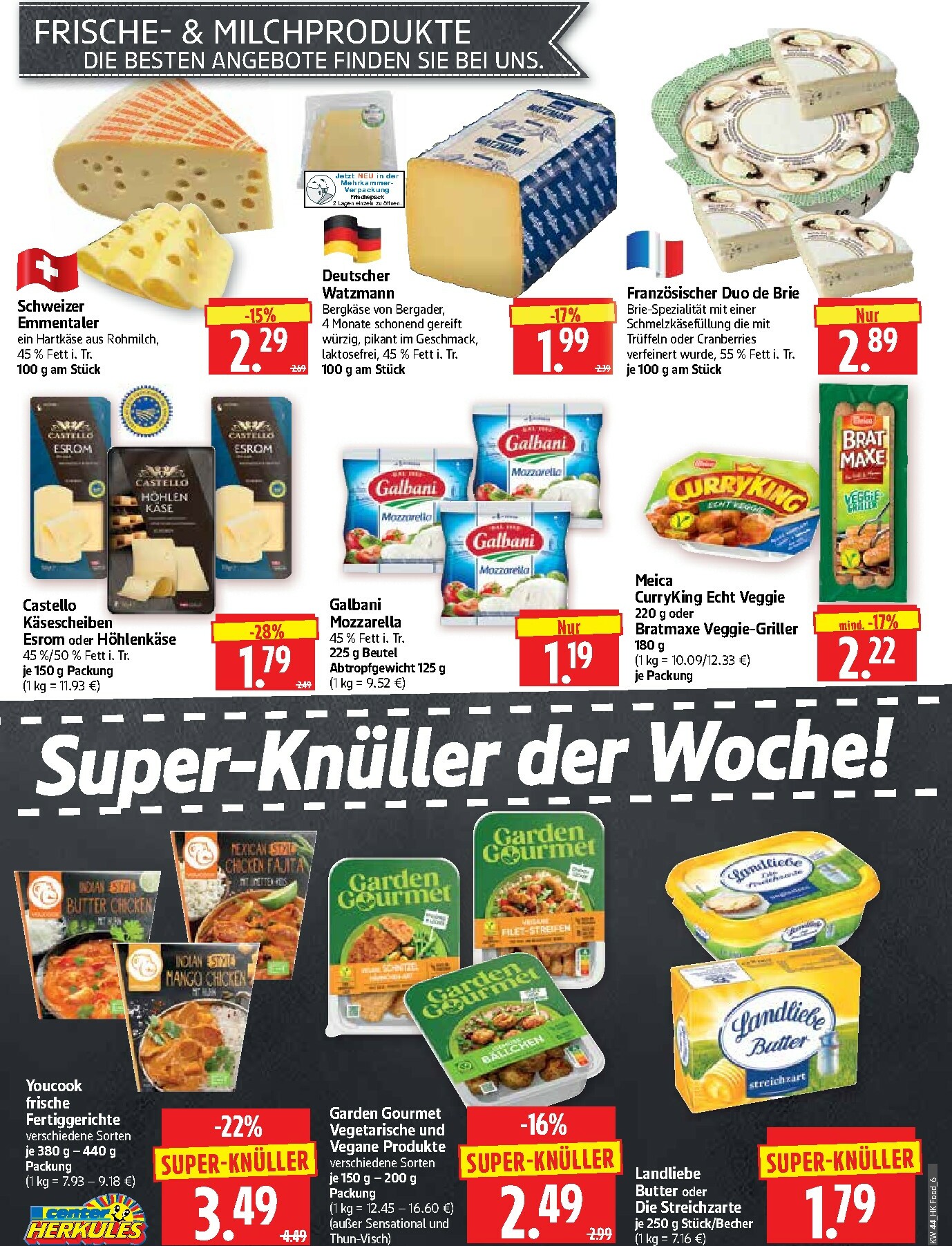herkules - Herkules - Lebensmittel-Prospekt gültig vom 27.10. bis 01.11. - page: 6
