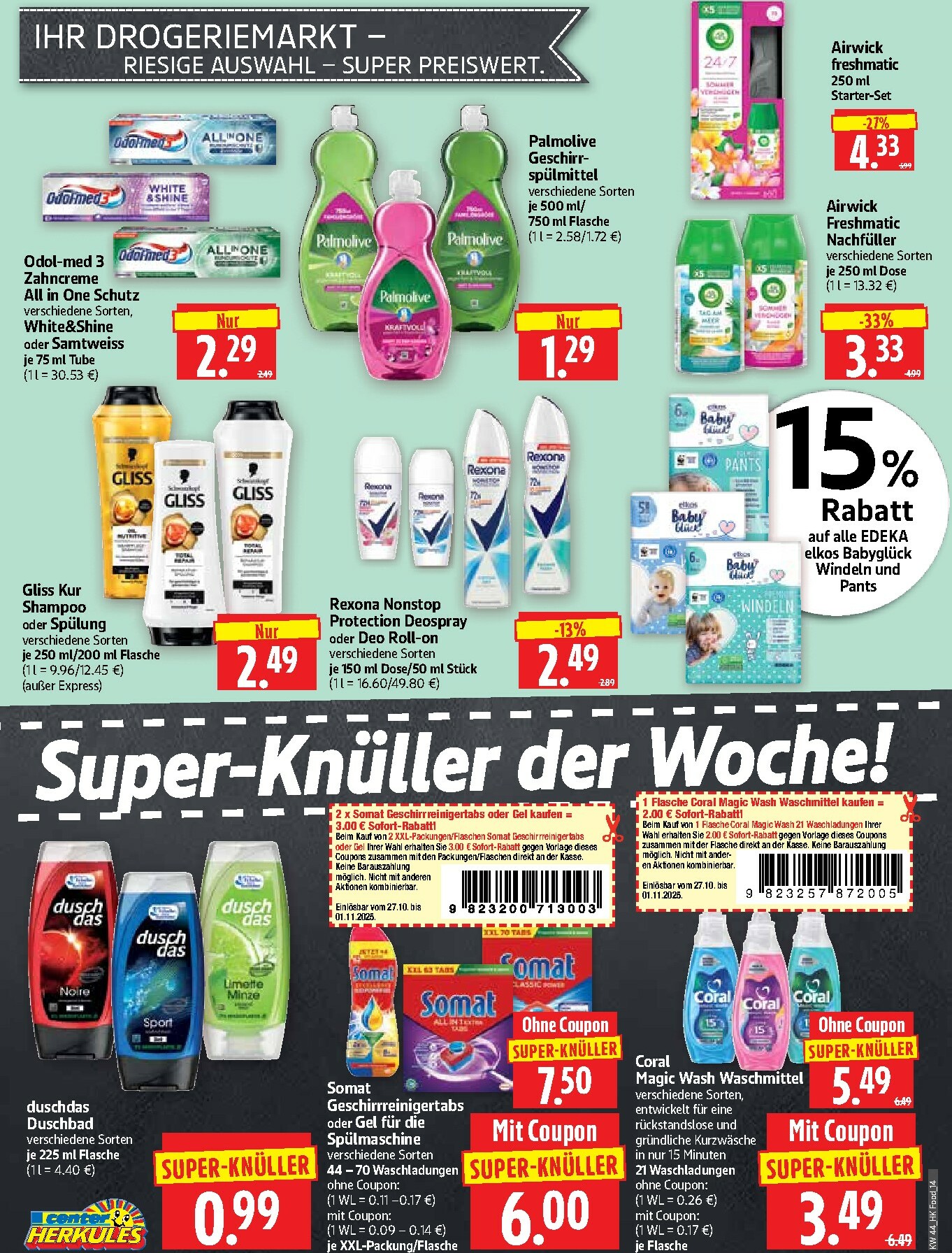 herkules - Herkules - Lebensmittel-Prospekt gültig vom 27.10. bis 01.11. - page: 14